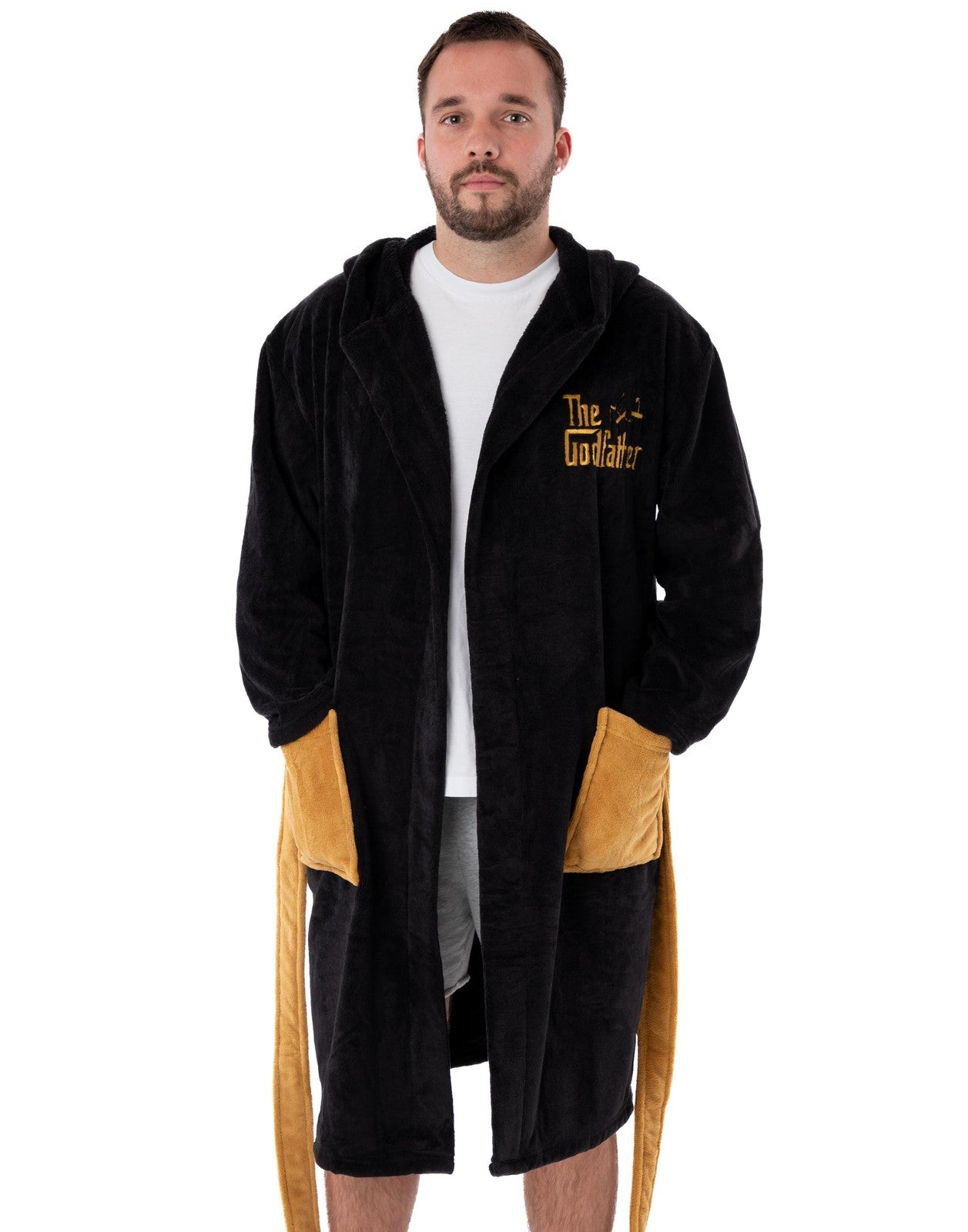 The Godfather Hooded Bathrobe | Mens Black | Official Merch