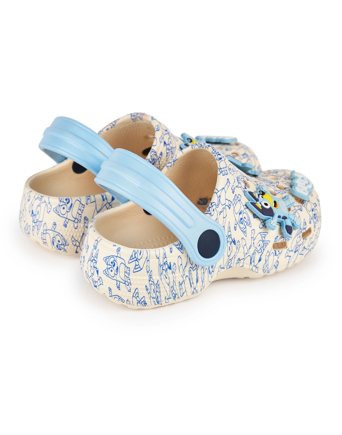 Bluey Clogs | Boys Grey | Official Merch
