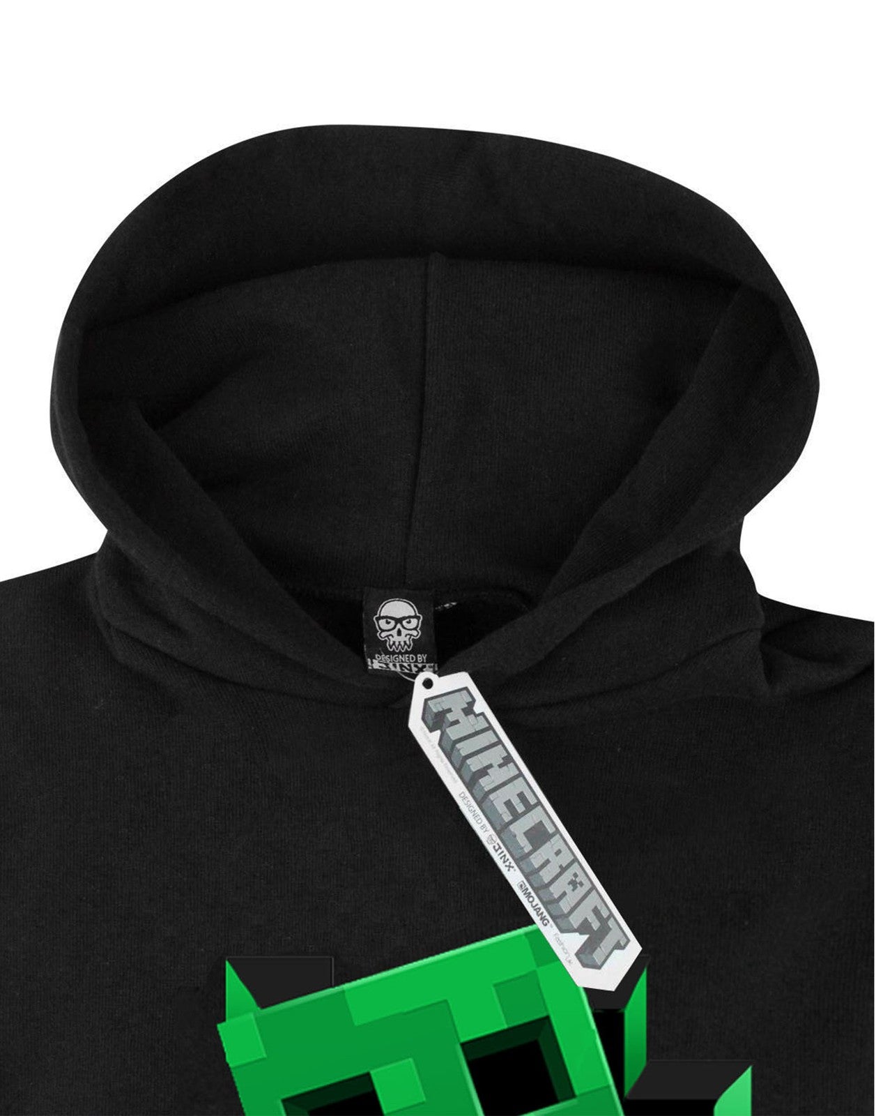 Minecraft Hoodie | Boys Black Gaming | Official Merch