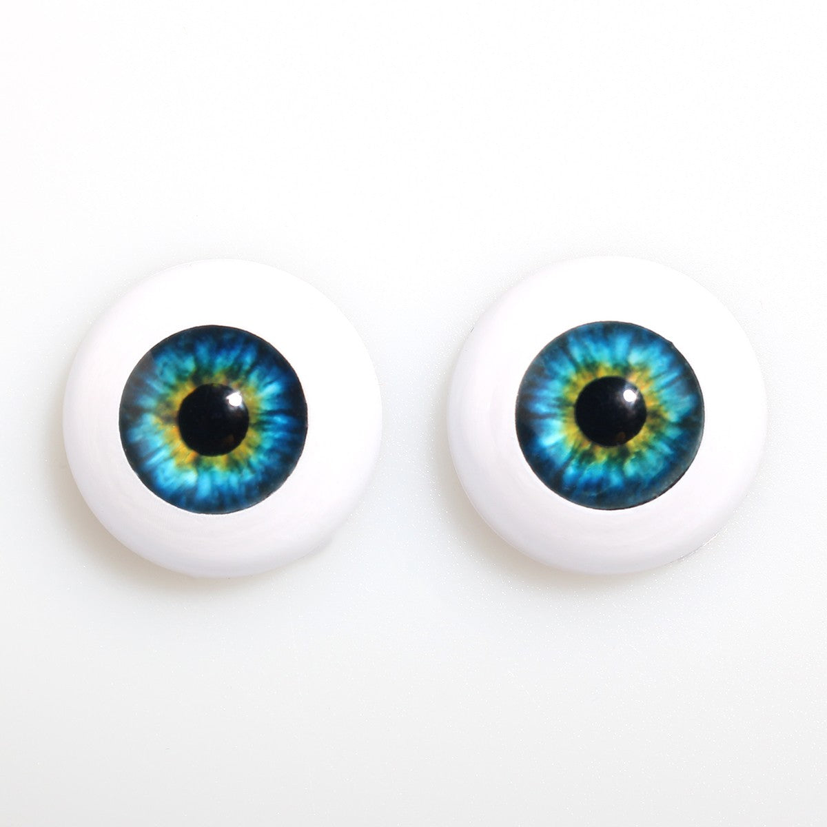 2 Pairs Reborn Baby Doll Eyes Half Round Acrylic Eyeballs Accessories DIY Supply