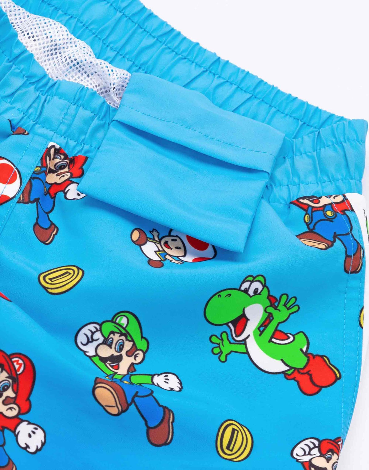 Nintendo Swim Shorts | Boys Blue | Official Merch
