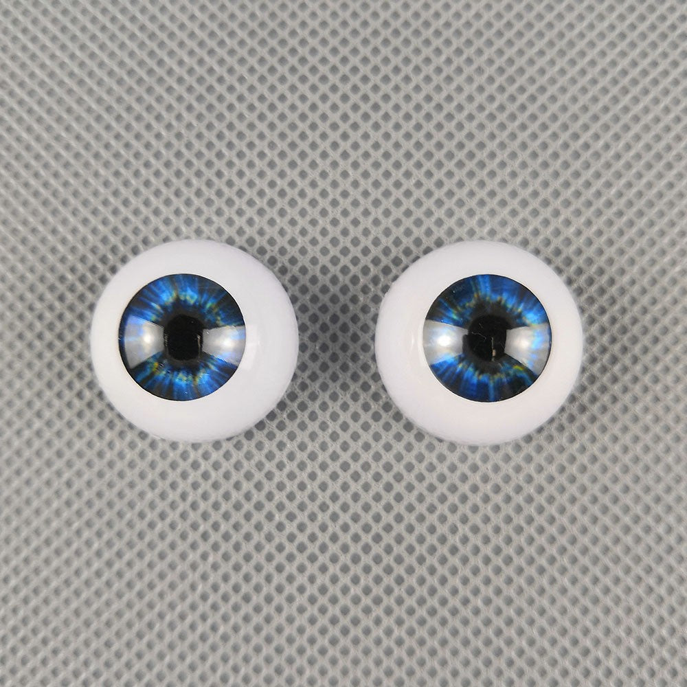 10 Pairs Half Round Acrylic Eyes Eyeballs for Reborn Baby Dolls Kit DIY Repair