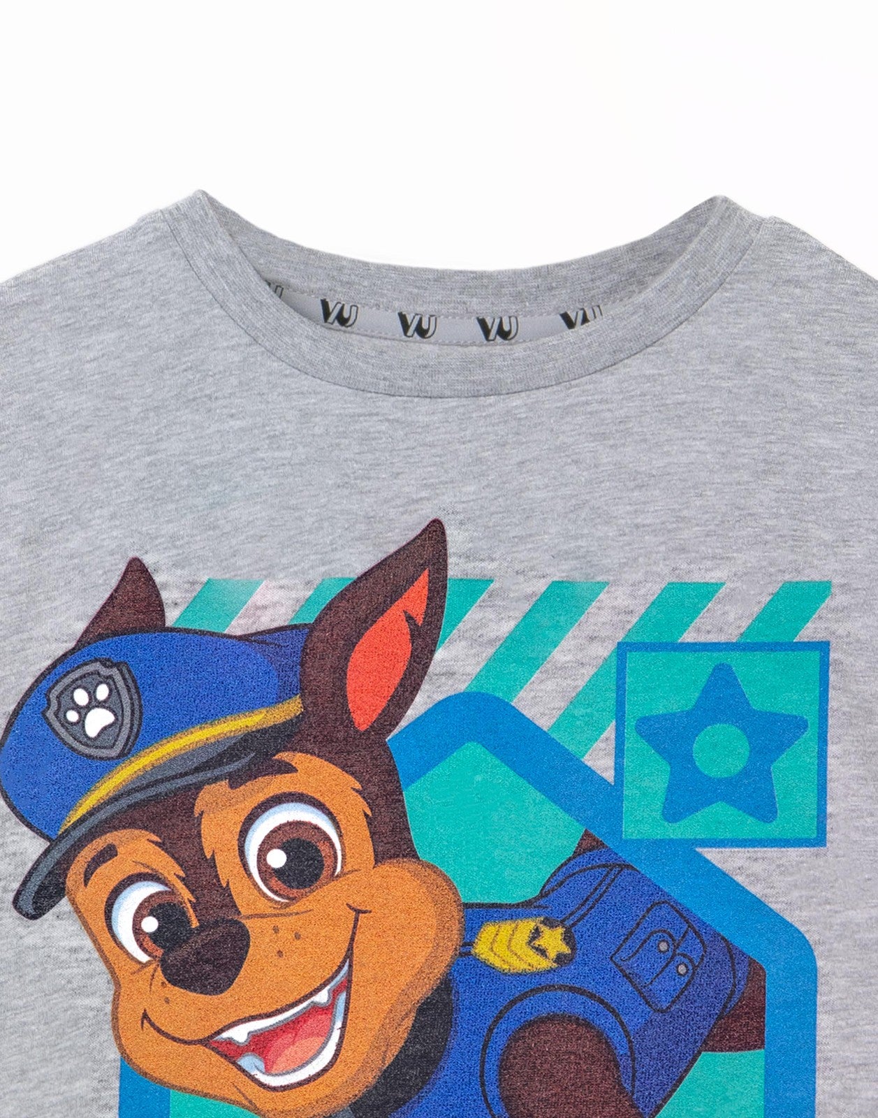 Paw Patrol Short Sleeved T-Shirt | Boys Grey Marl | Official Merch