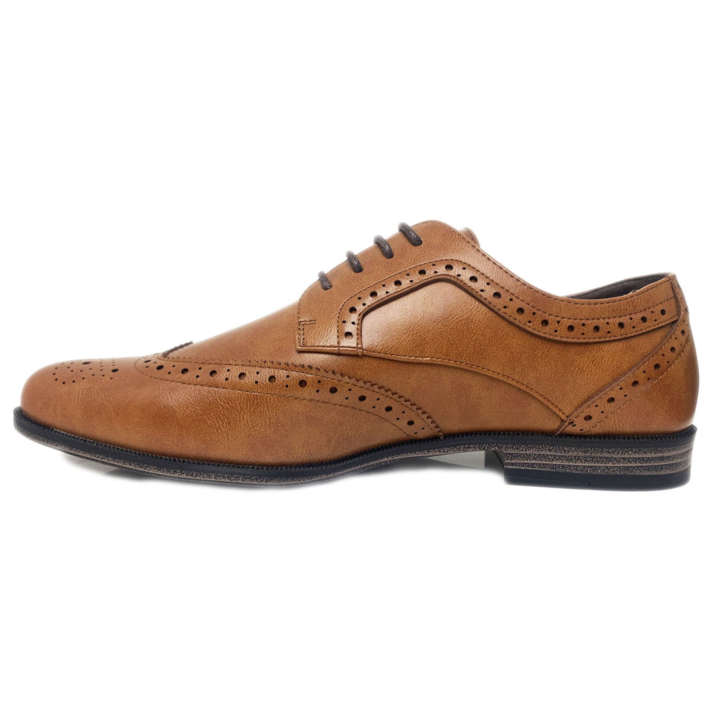 MENS FORMAL SHOES FAUX LEATHER SMART DRESS WEDDING OFFICE WORK CASUAL BOOTS MOCS