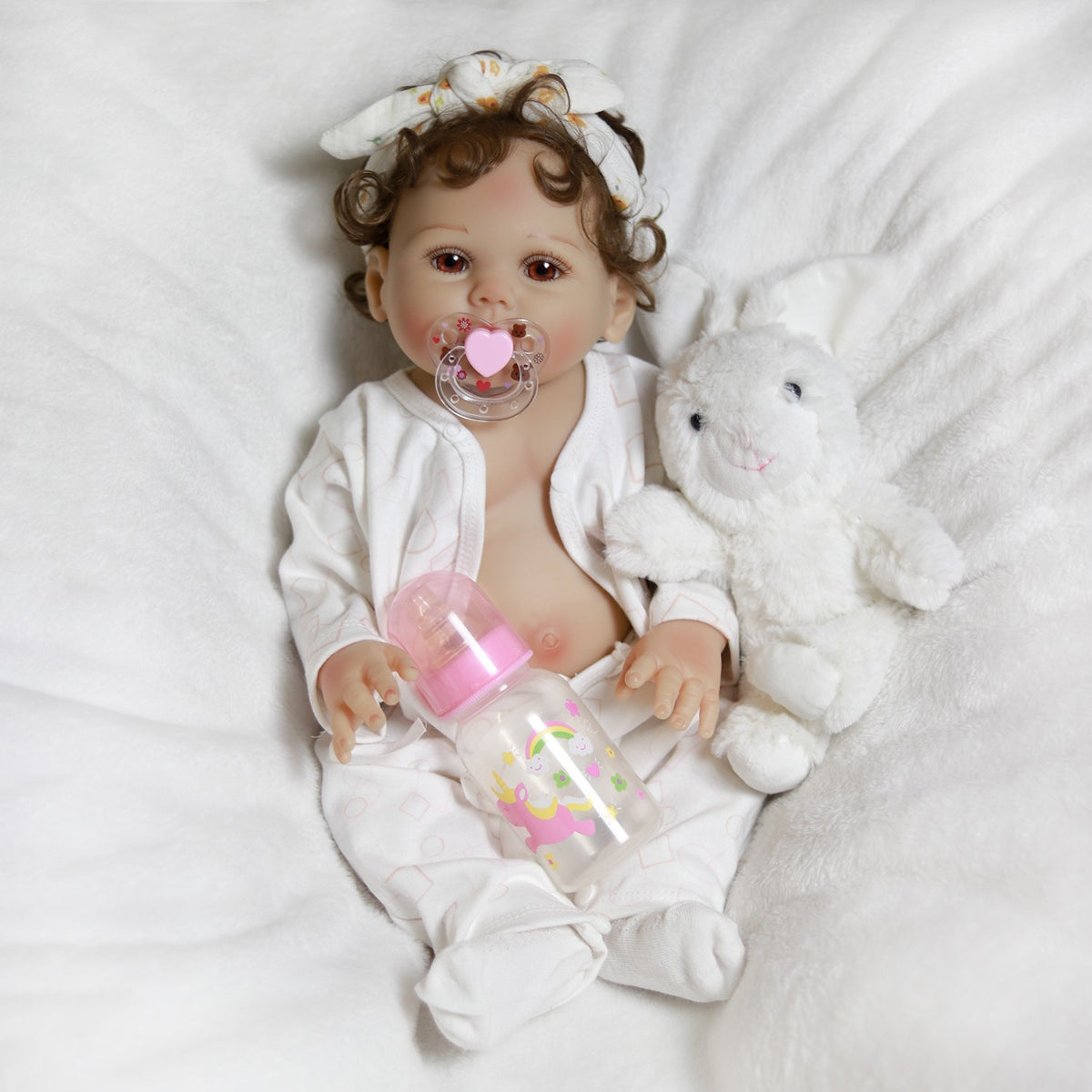 Full Body Vinyl Silicone Reborn Dolls Lifelike Baby Twins Newborn Baby Girl Gift