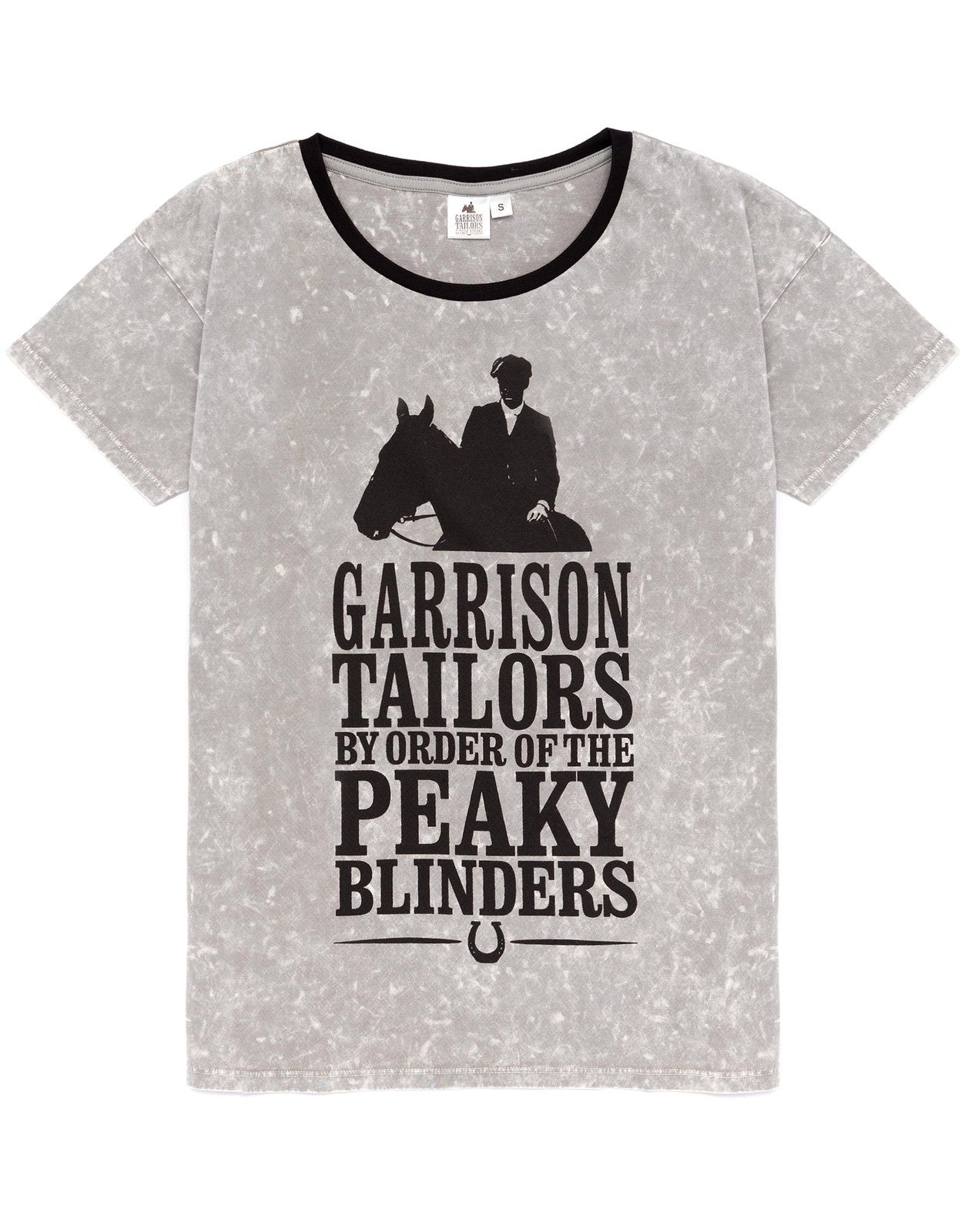 Peaky Blinders Short Sleeve Long Leg Pyjama Set | Womens Grey | Official Merch