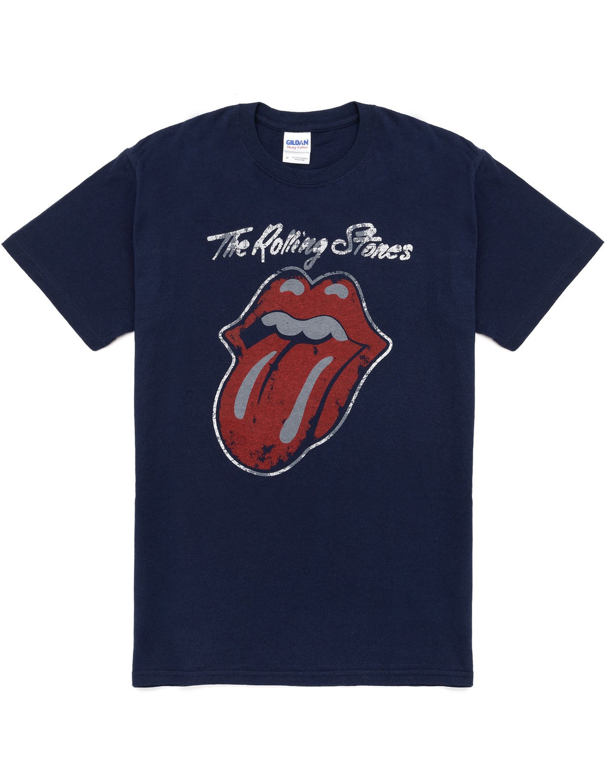 The Rolling Stones Short Sleeved T-Shirt | Mens Navy | Official Merch