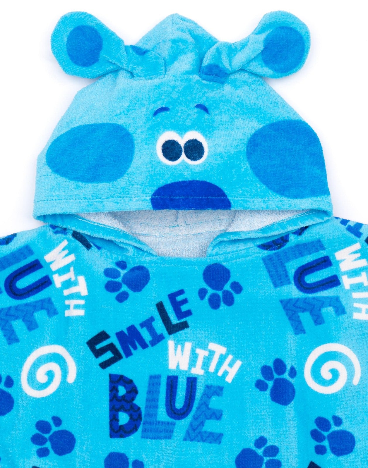 Blue's Clues & You! Poncho Towel | Unisex Kids Blue | Official Merch