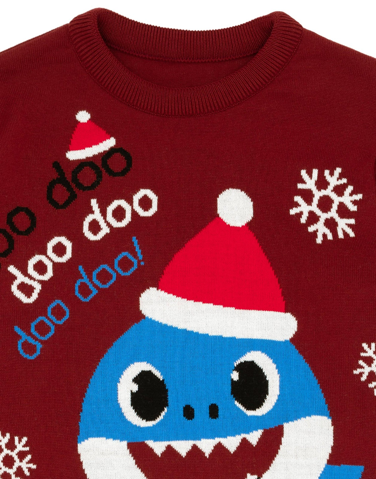Baby Shark Christmas Jumper | Mens Red | Official Merch