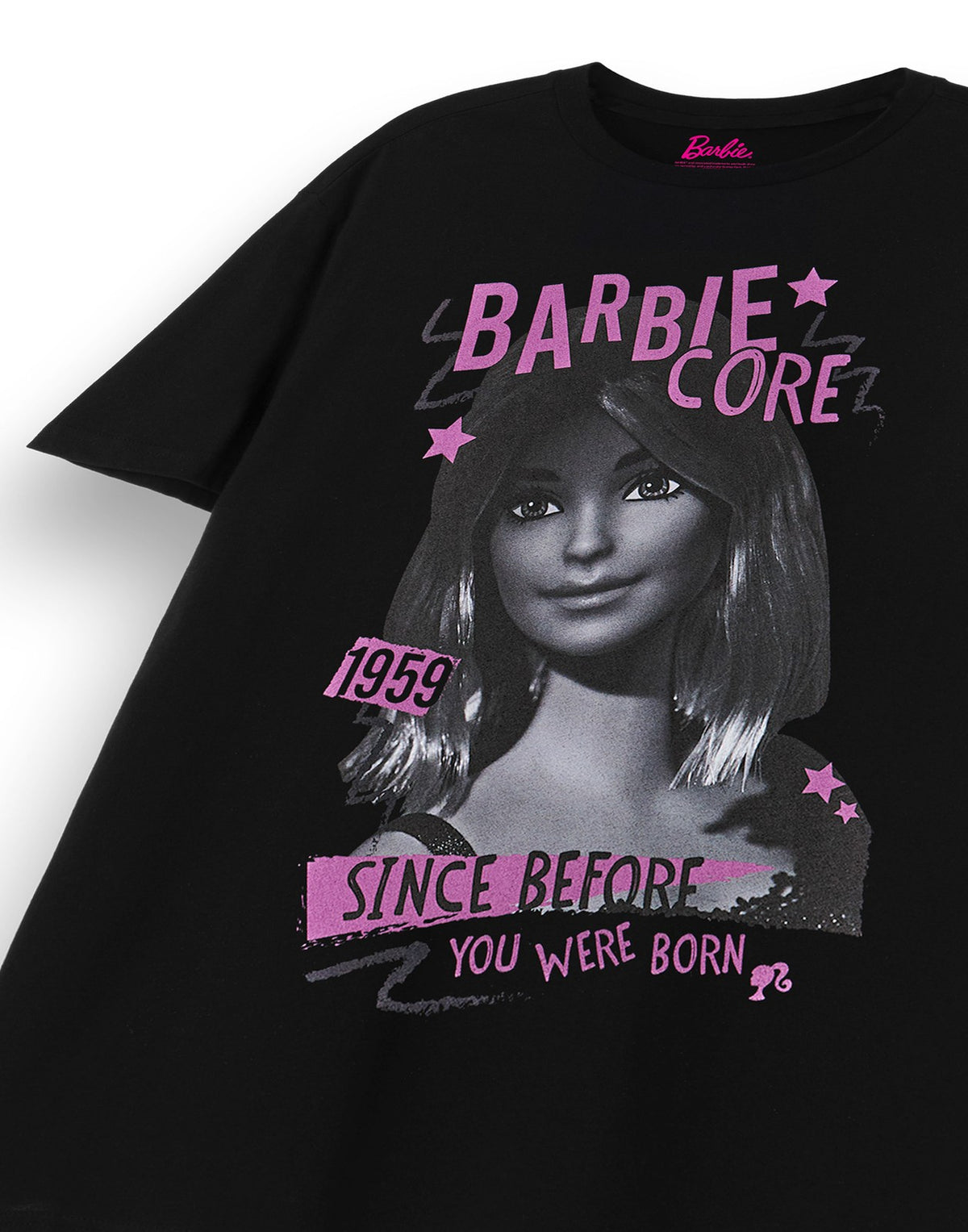 Barbie Short Sleeved T-Shirt | Womens Black | Official Merch
