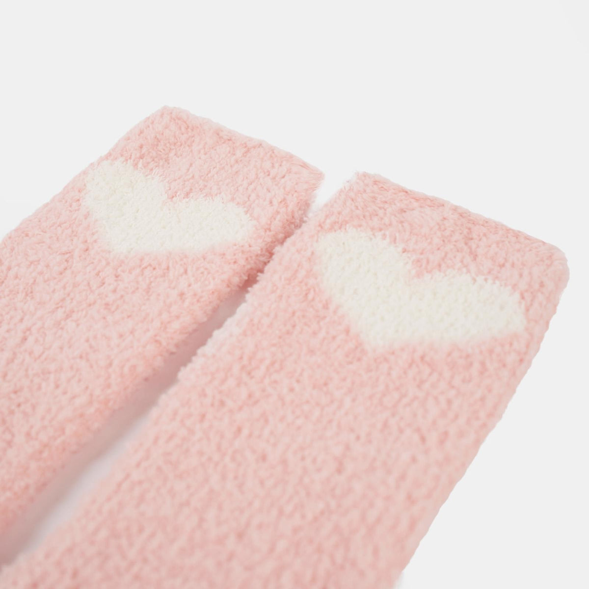OHS Fluffy Bed Socks Ladies 3 Pairs Winter Fleece Heart Slipper Soft Warm Gift