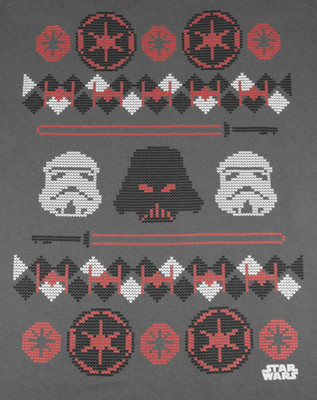 Star Wars Short Sleeved T-Shirt | Mens Charcoal | Official Merch