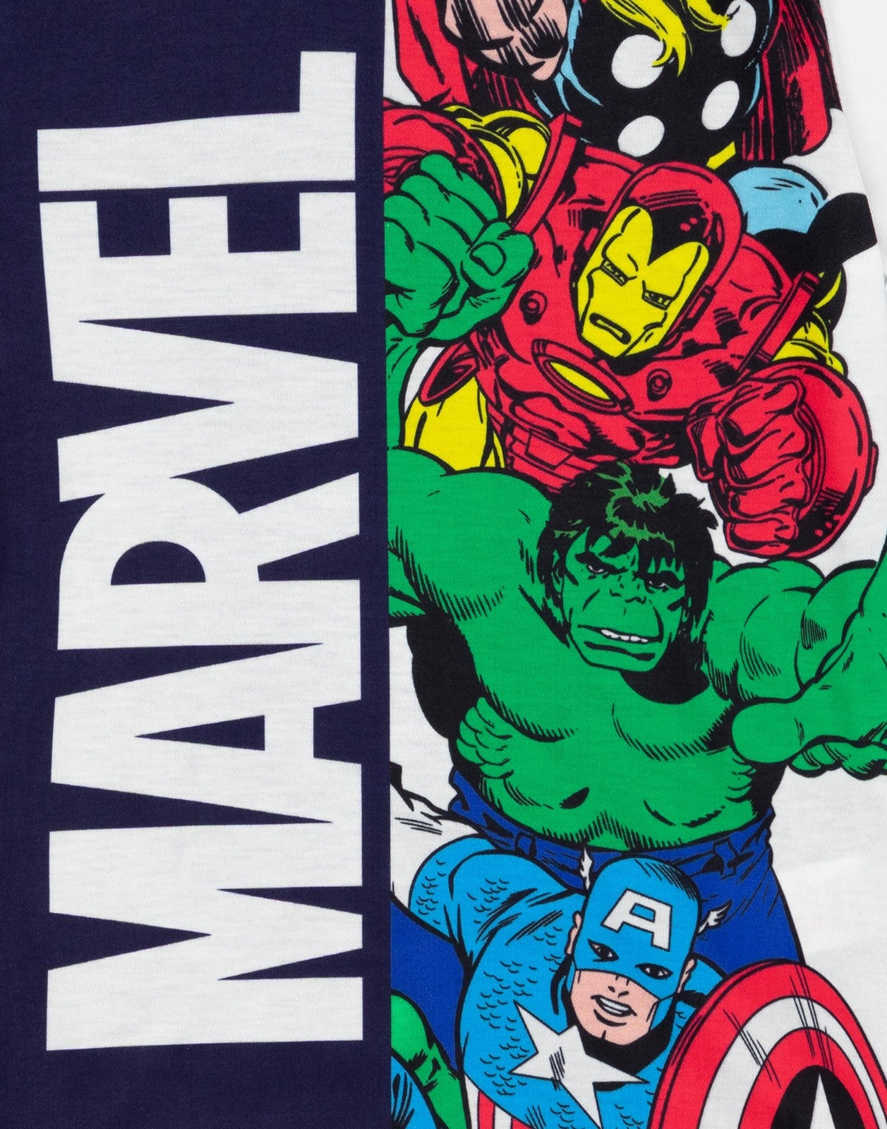 Marvel Short Sleeve Short Leg Pyjama Set | Boys Blue | Official Merch
