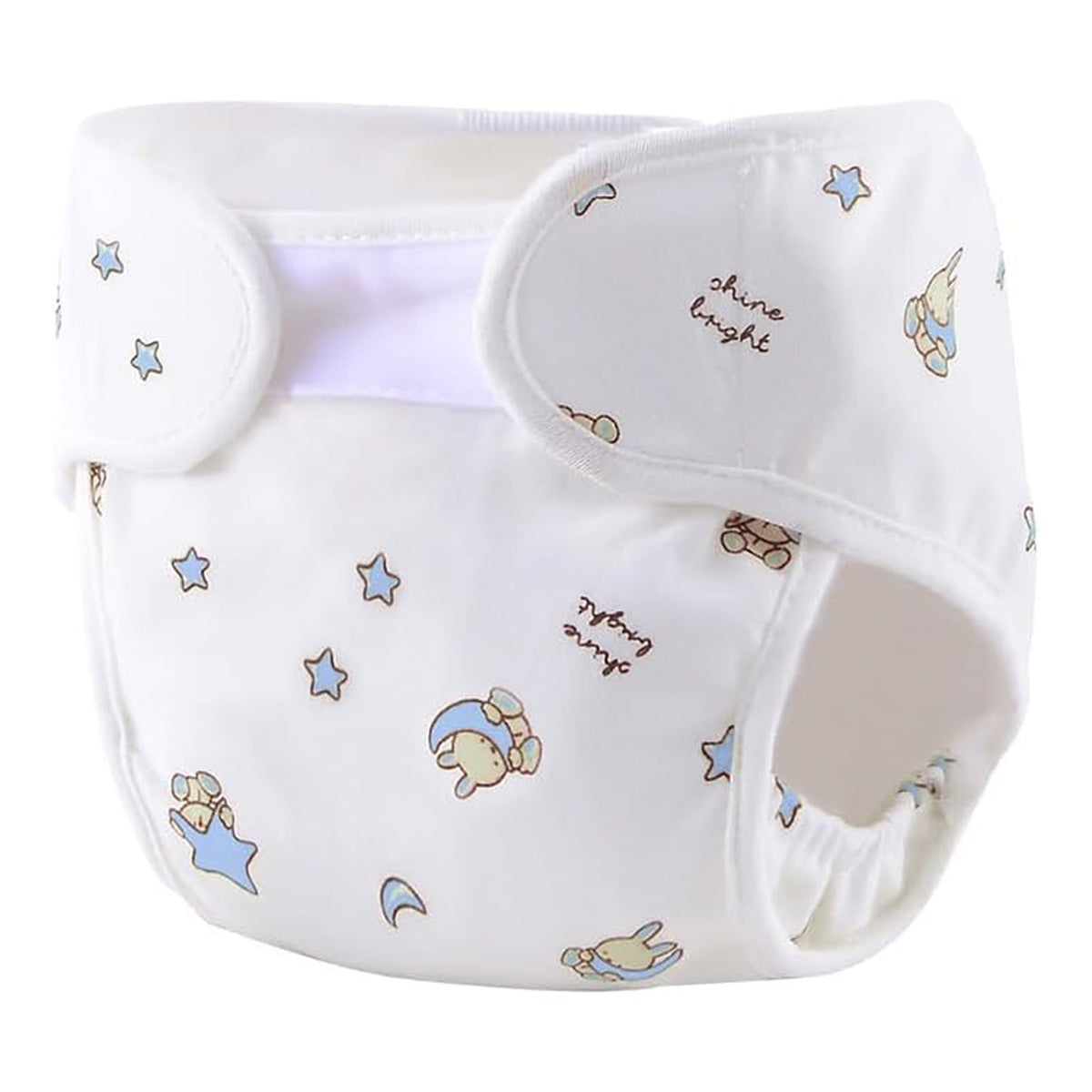 4PC Cloth Diaper+Magnetic Dummy+Bottle+Clip Set for Reborn Baby Dolls Accessory
