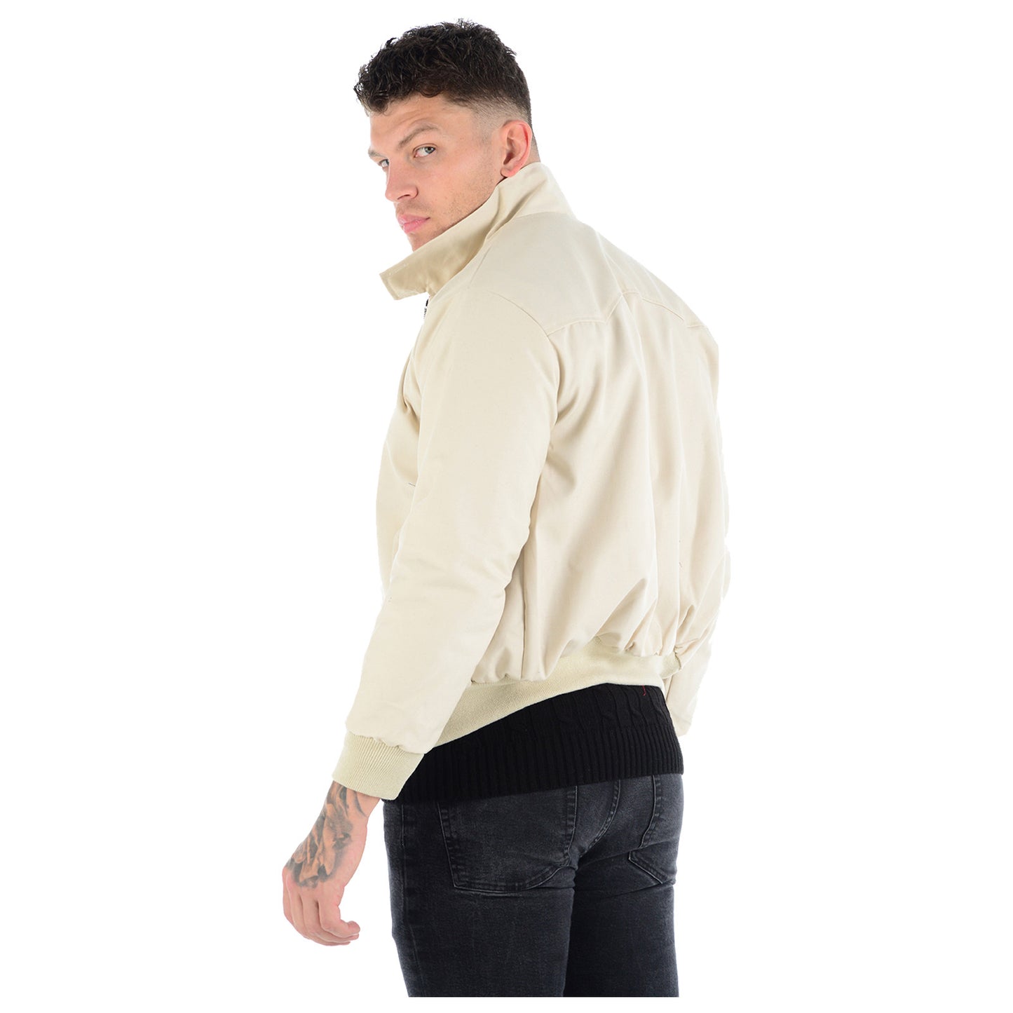 MENS JACKET CLASSIC TRENDY VINTAGE RETRO SCOOTER 1970'S BOMBER MOD COAT TOP NEW