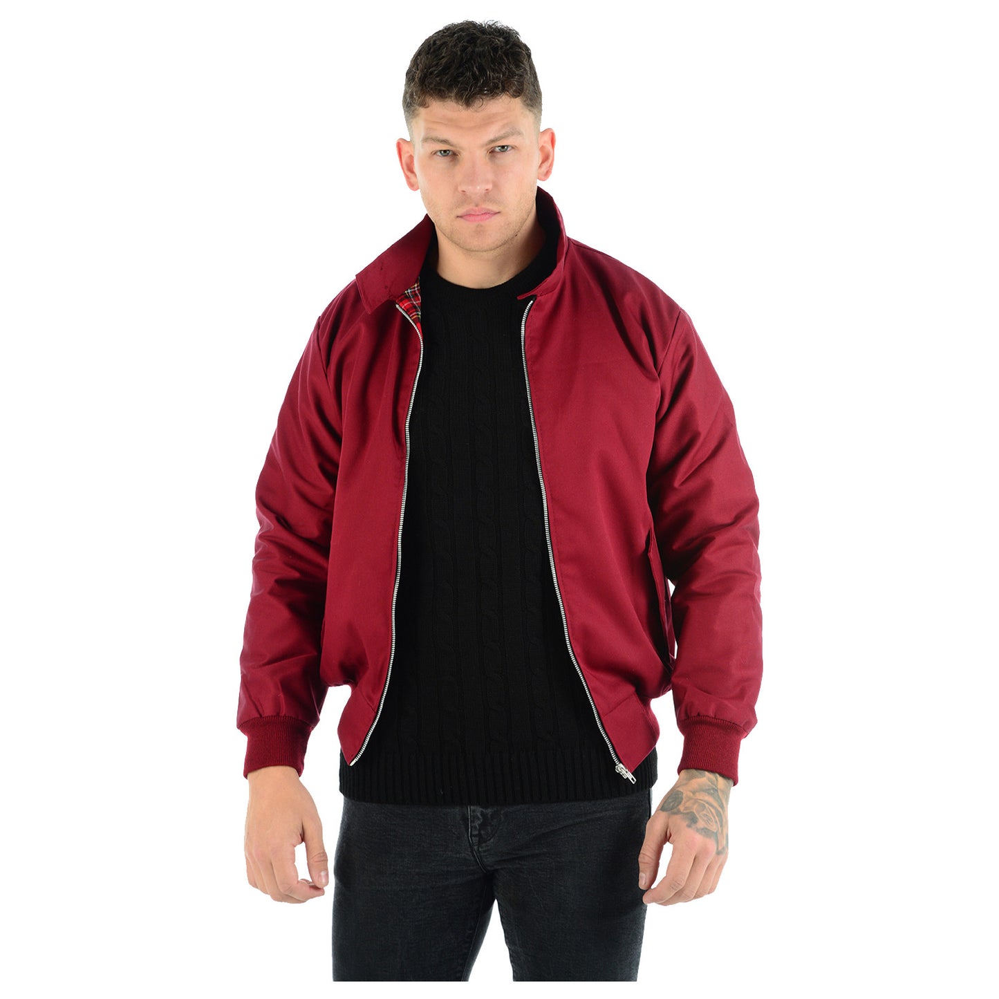 MENS JACKET CLASSIC TRENDY VINTAGE RETRO SCOOTER 1970'S BOMBER MOD COAT TOP NEW