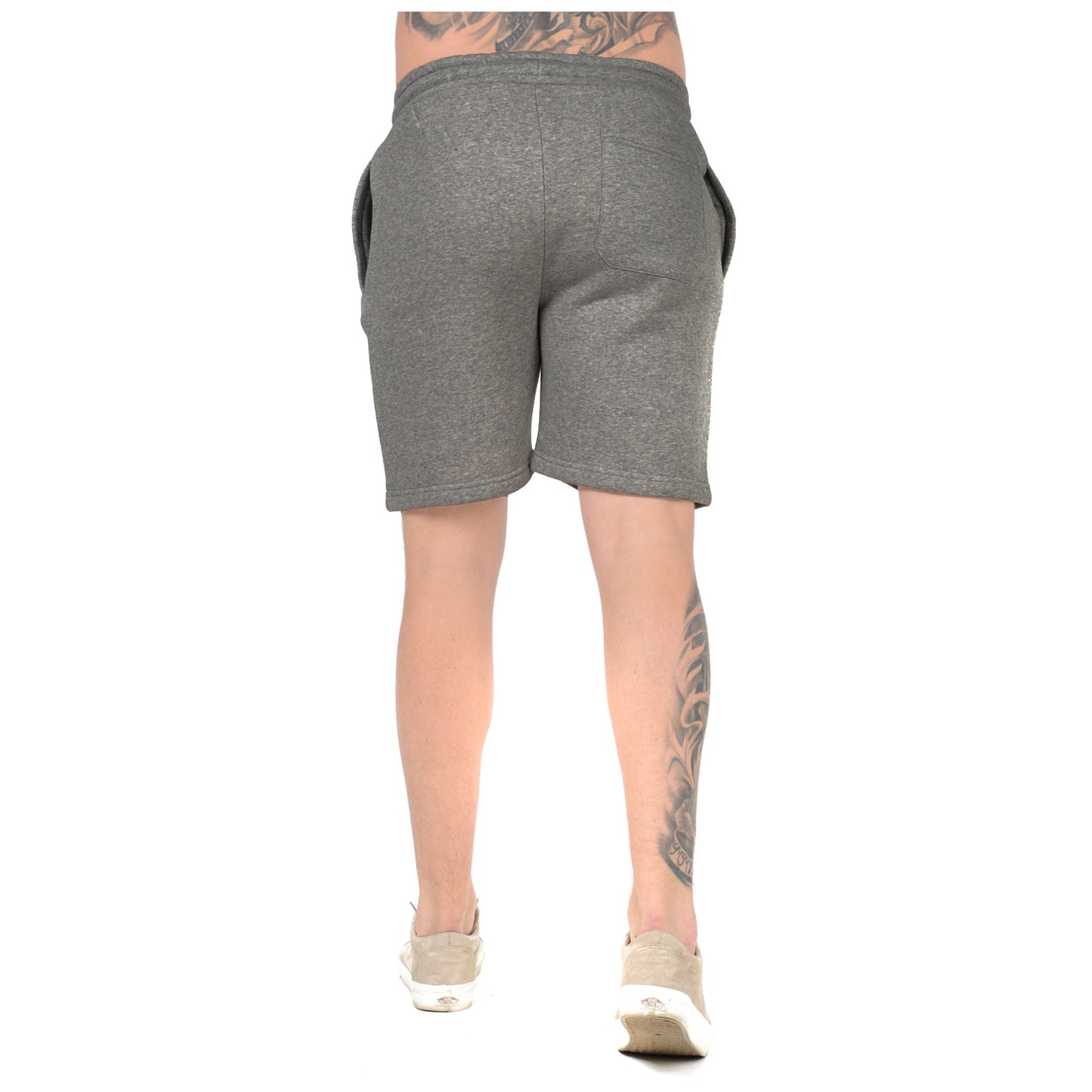 PACK OF 2 MENS JOGGING SHORTS SWEAT JERSEY FLEECE JOGGERS SUMMER RUNNING BOTTOMS