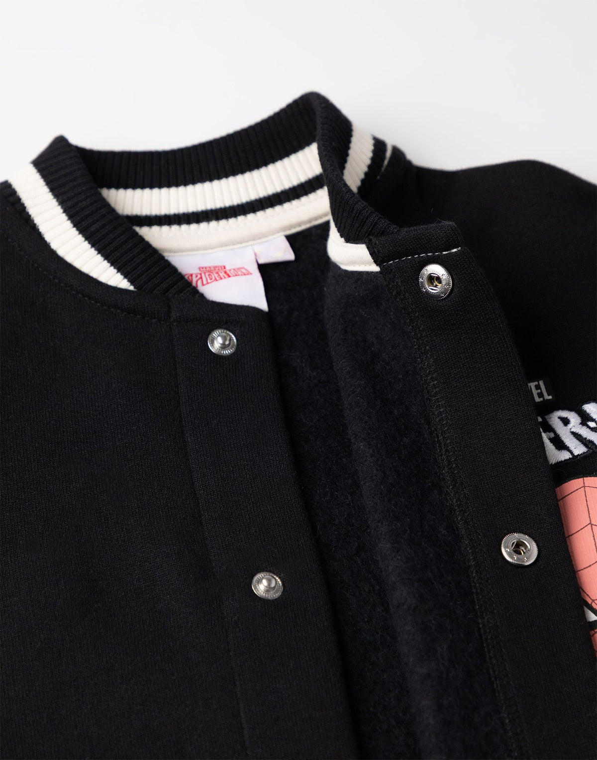 Marvel Varsity Jacket | Boys Black | Official Merch