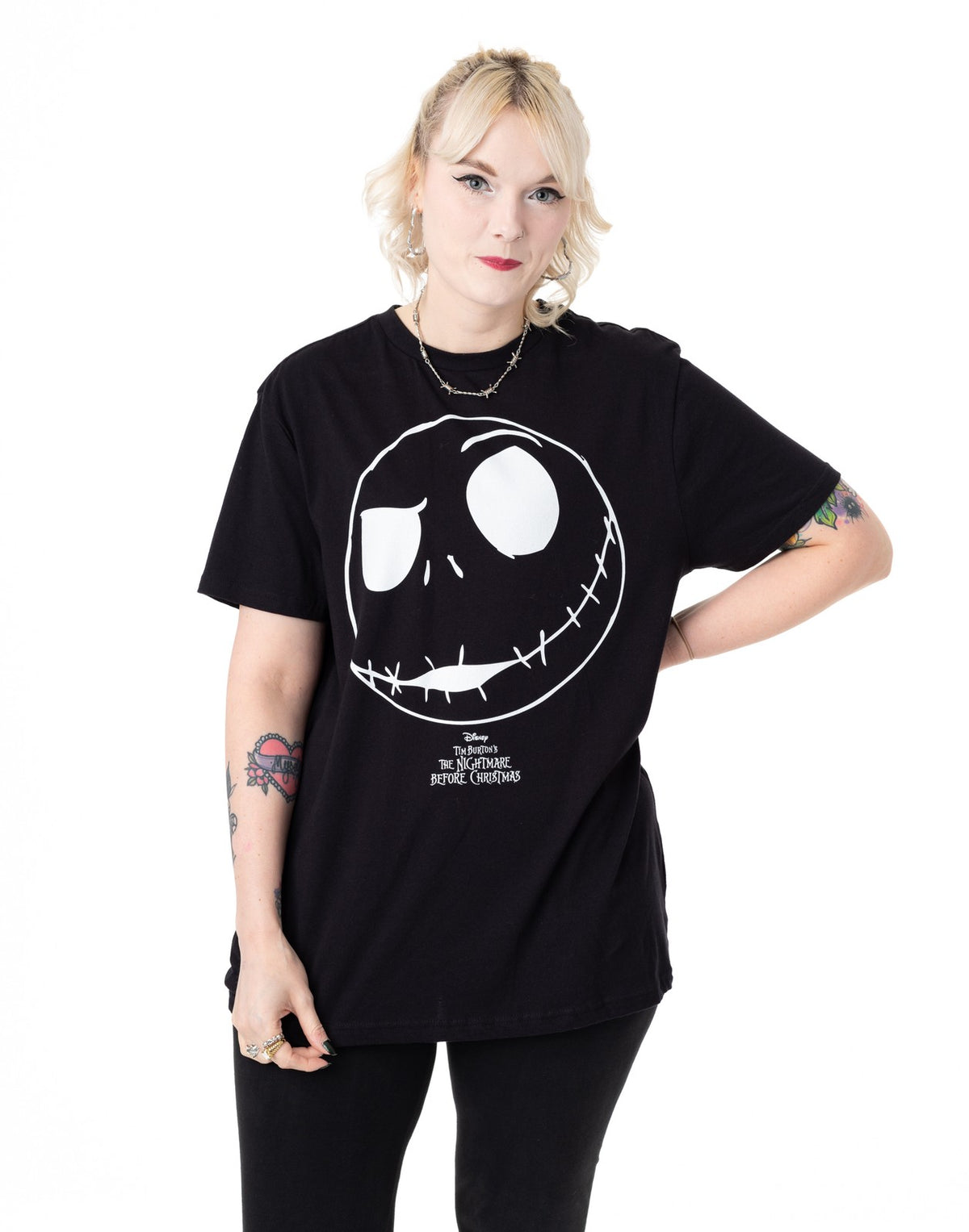 Disney Short Sleeved T-Shirt | Unisex Black | Official Merch