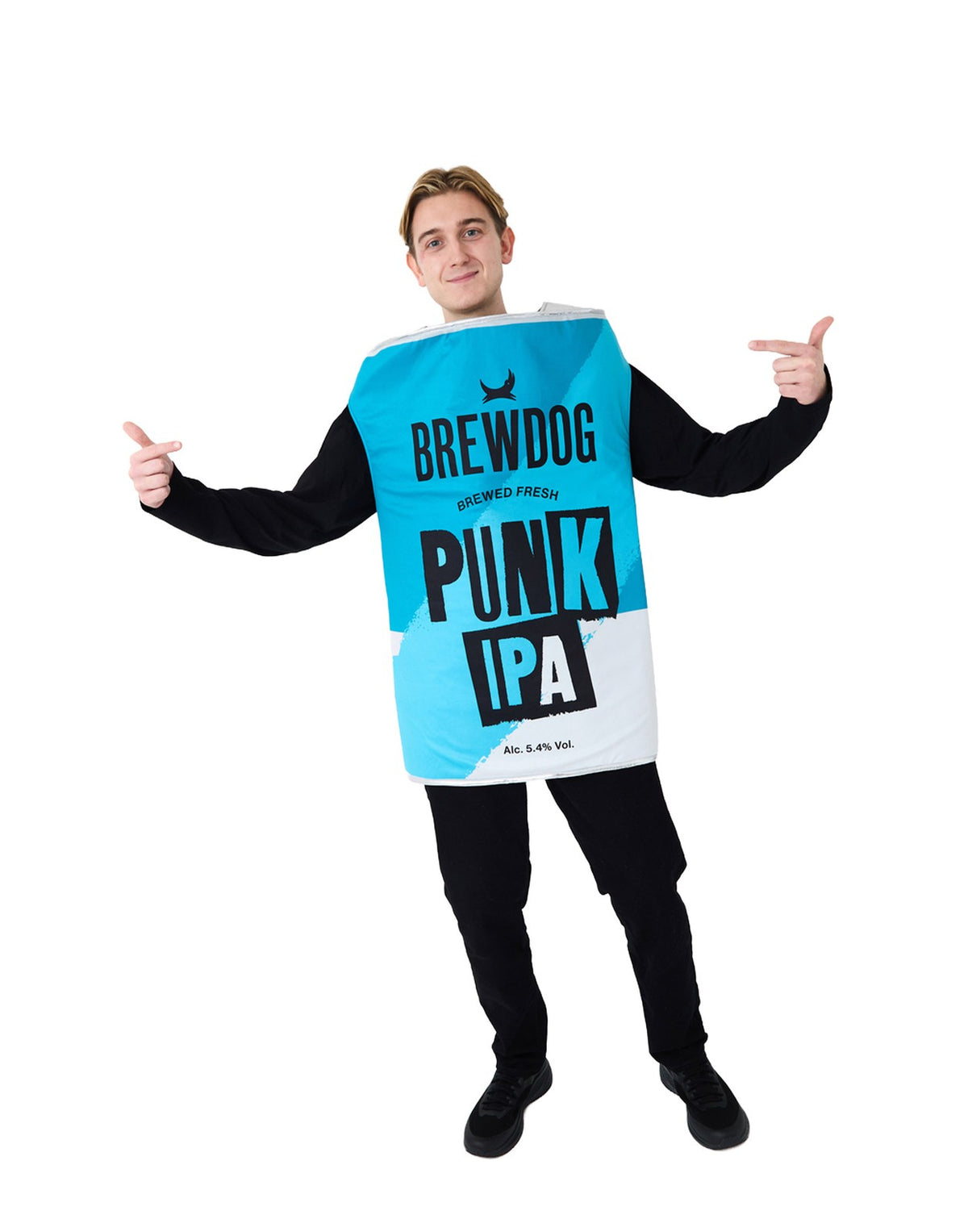 Brew Dog 1 Piece Costume | Mens Blue | Official Merch