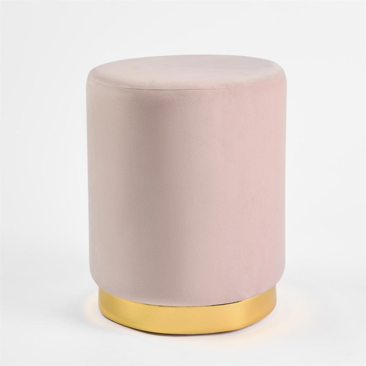 Matte Velvet Footstool Pouffe Modern Vanity Home Bedroom Seat Cushion Rest Chair