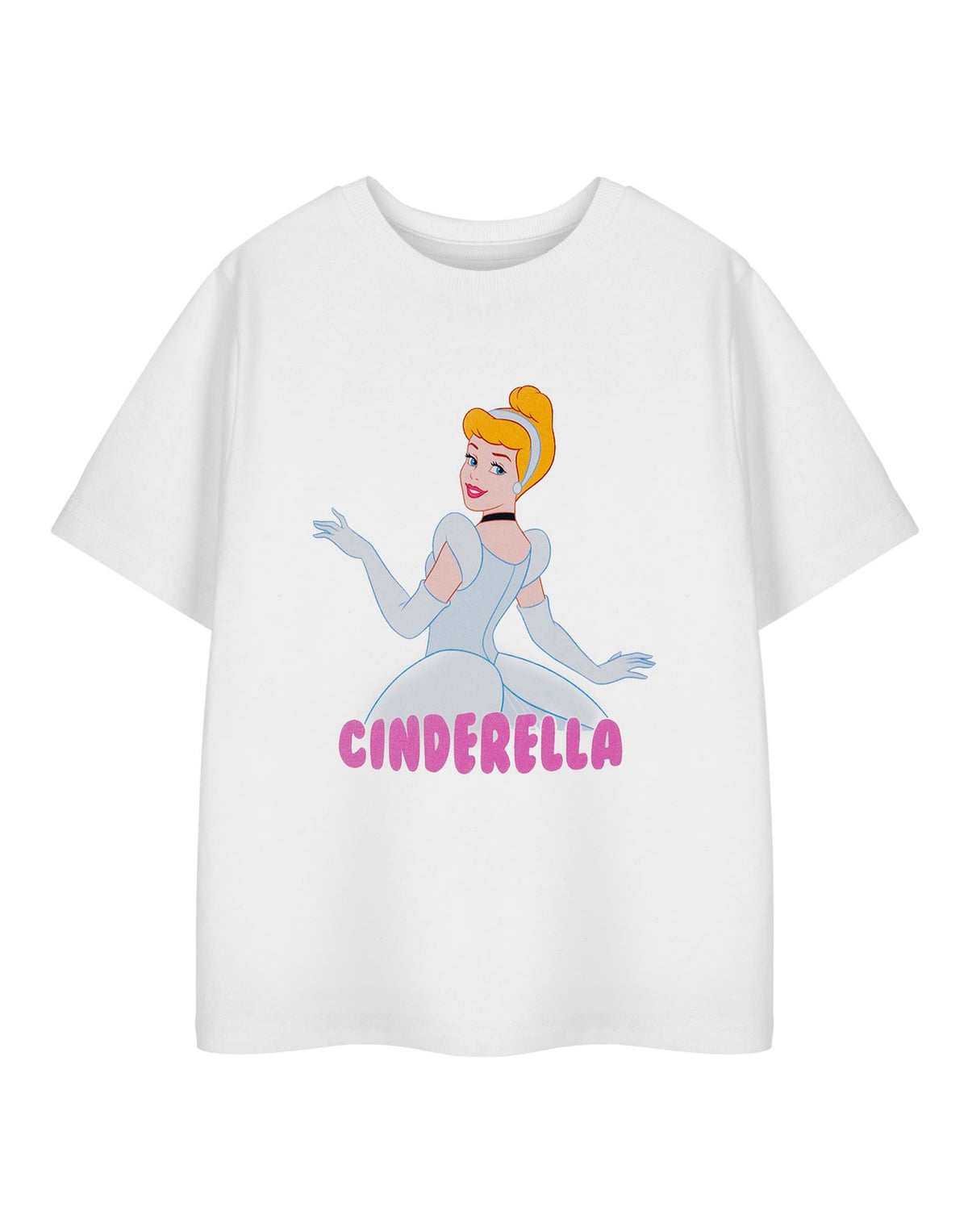 Disney Short Sleeved T-Shirt | Girls White | Official Merch