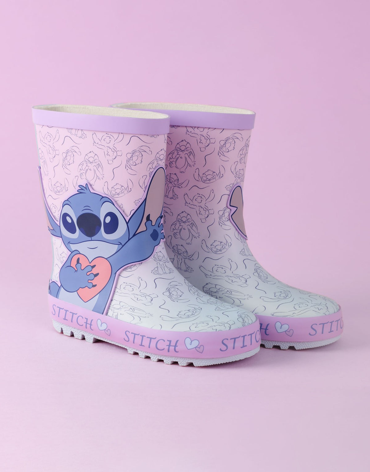 Disney Wellington Boots without Handles | Girls Pink | Official Merch