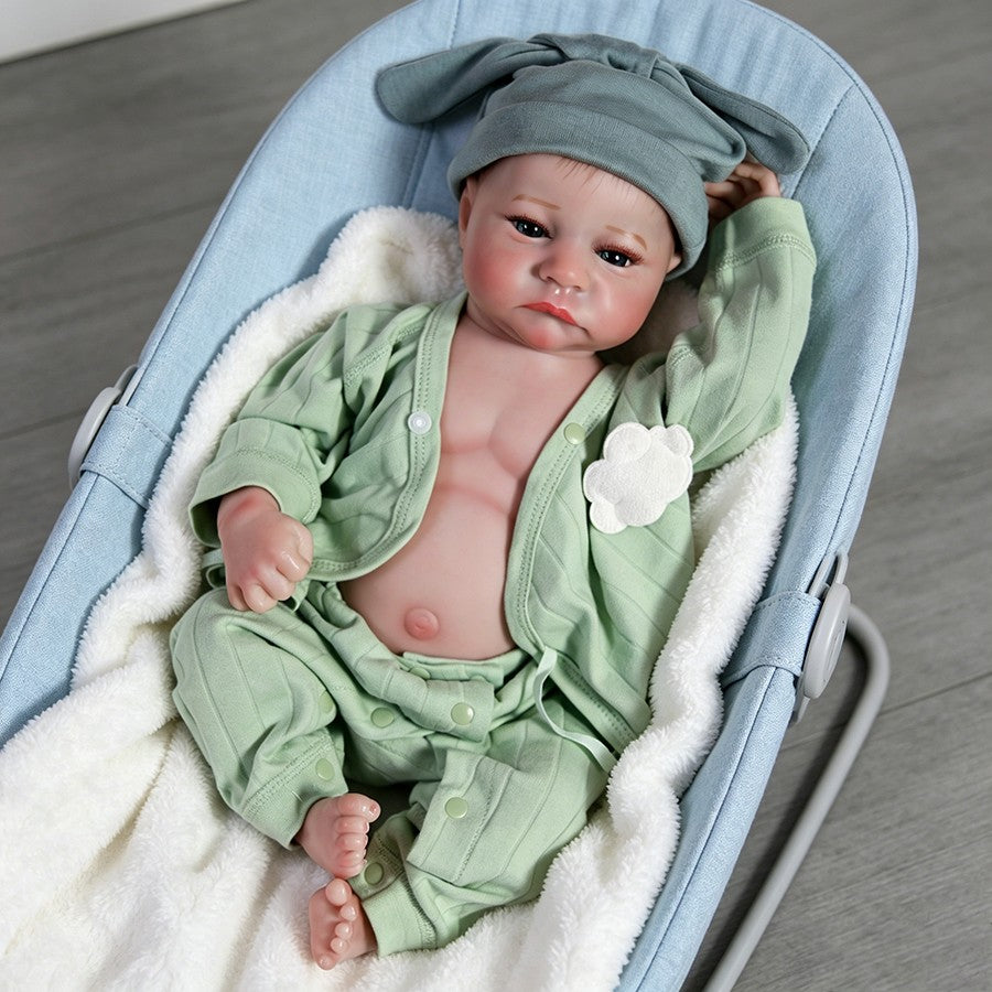 Waterproof Reborn Newborn Baby Doll Realistic Full Body Vinyl Silicone Boy Gift