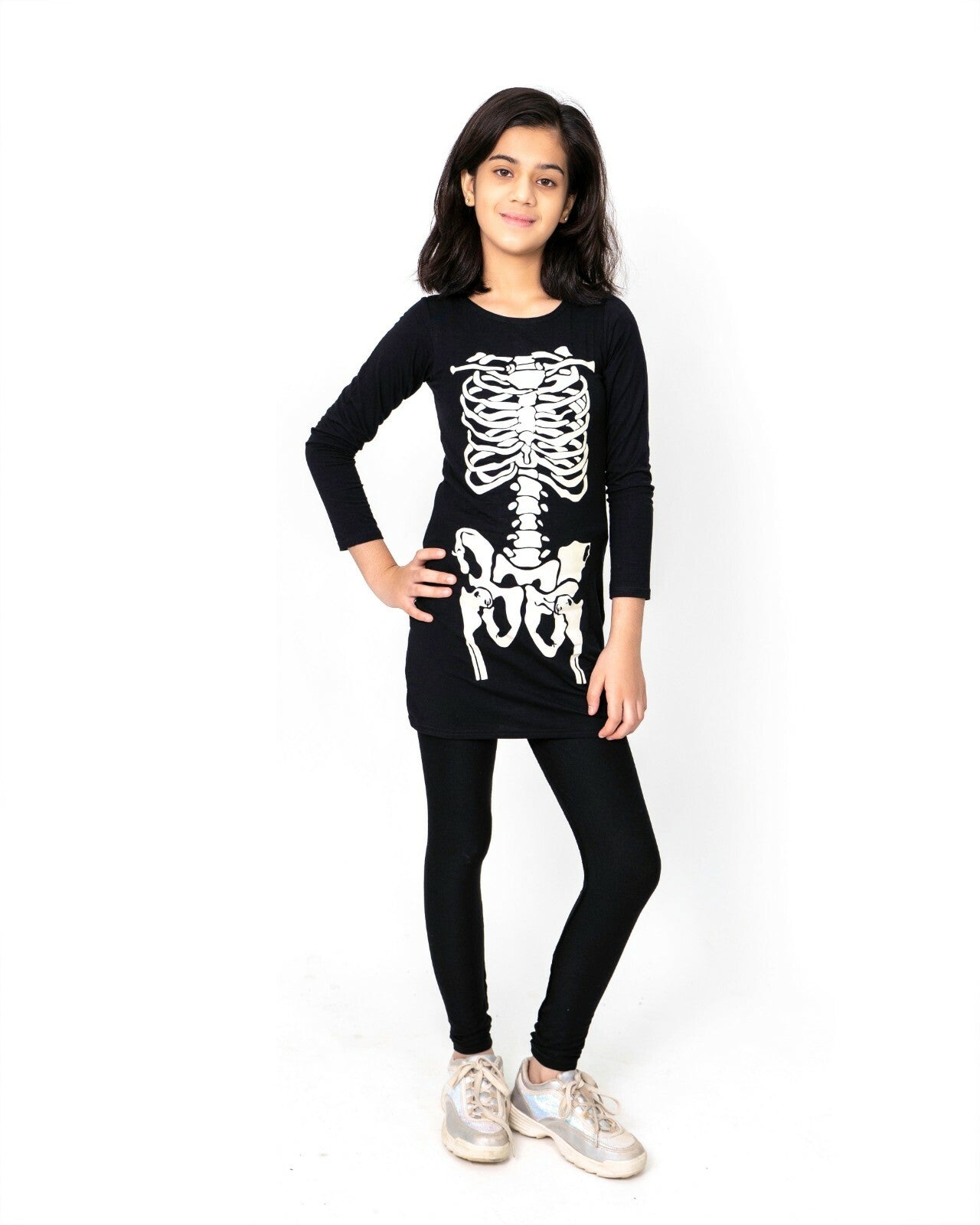 Kids Halloween Costumes Outfits Halloween Printed Leggings Girls Spooky Costume