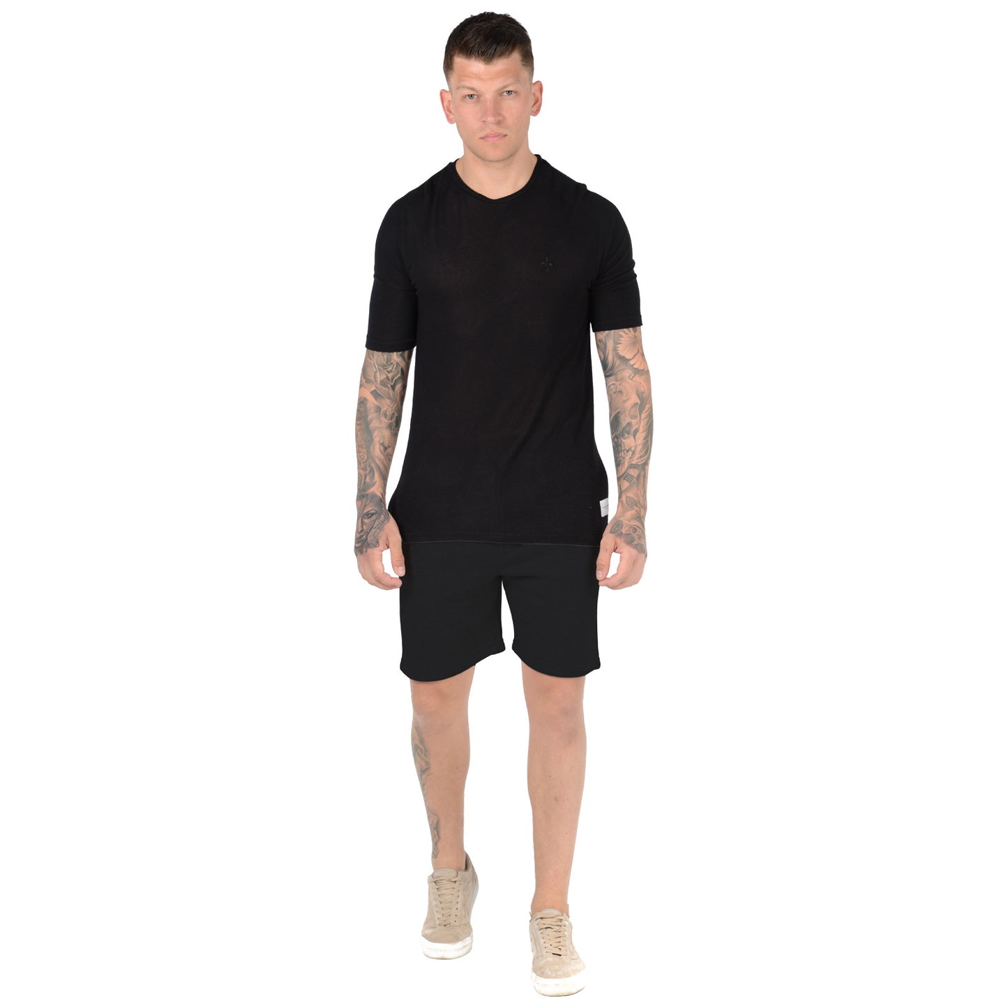 PACK OF 2 MENS JOGGING SHORTS SWEAT JERSEY FLEECE JOGGERS SUMMER RUNNING BOTTOMS