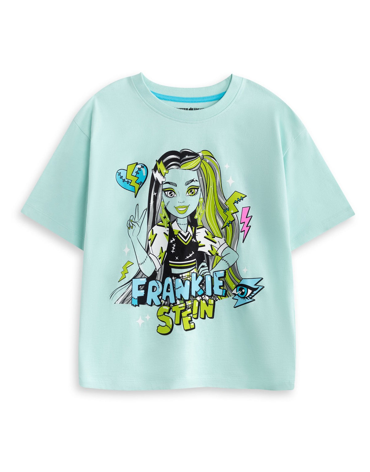 Monster High Multi-Pack of 2 Short Sleeve Short Leg Pyjama Set | Girls Multicolo