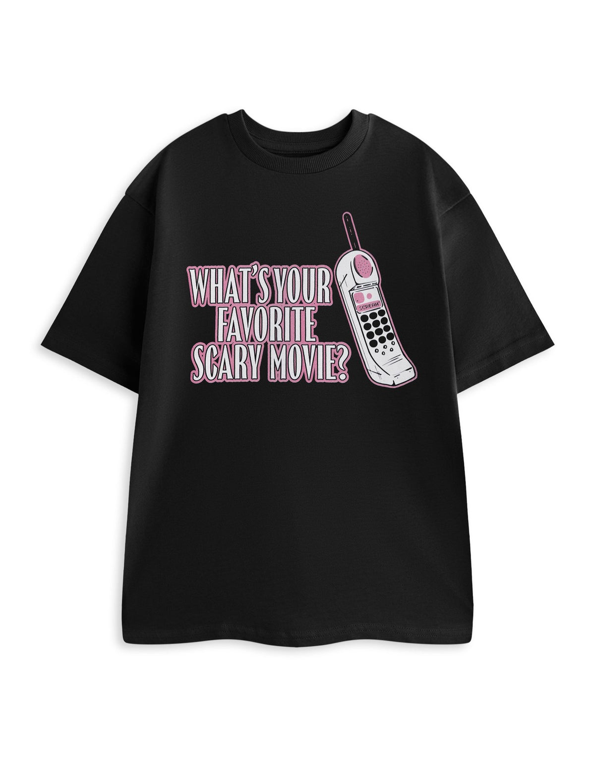 Scream Short Sleeved T-Shirt | Unisex Black | Official Merch