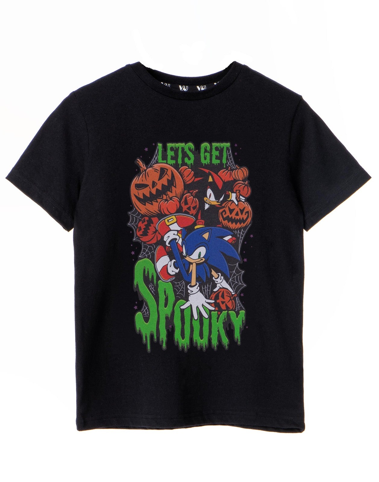 Sonic the Hedgehog Short Sleeved T-Shirt | Boys Black | Official Merch