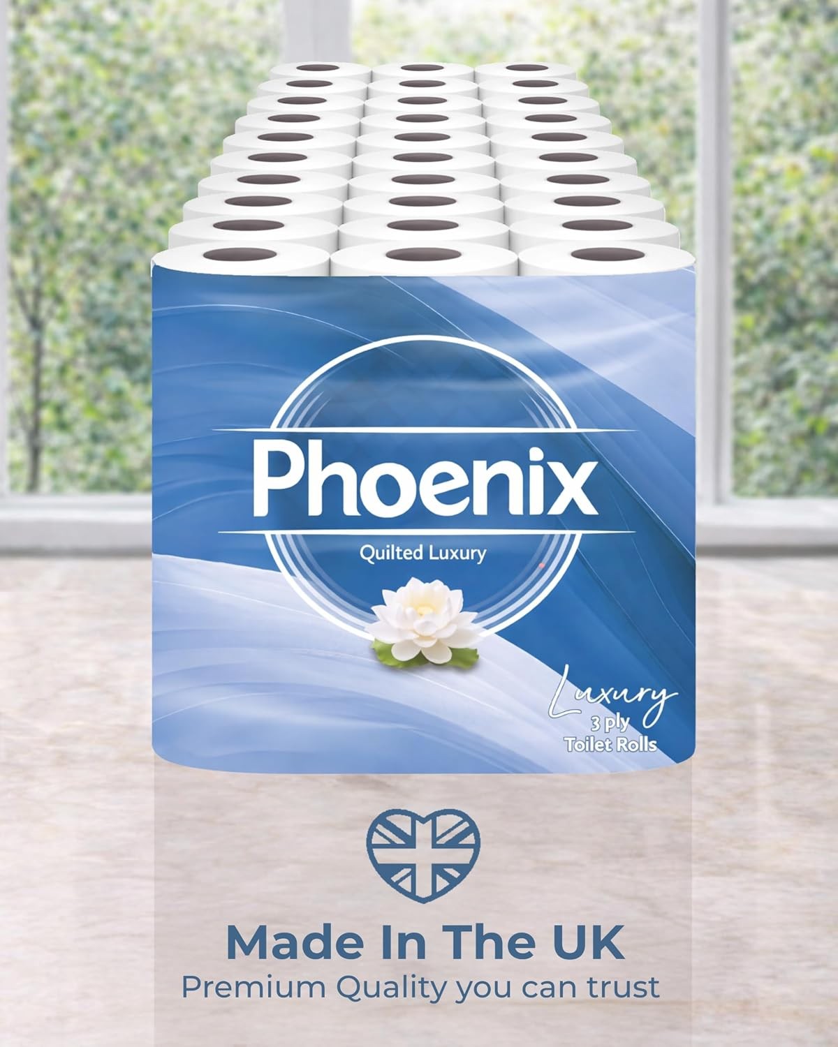 Phoenix Toilet Rolls – 90 Pack | 3 Ply Fragrance Free Toilet Paper | Bulk Buy