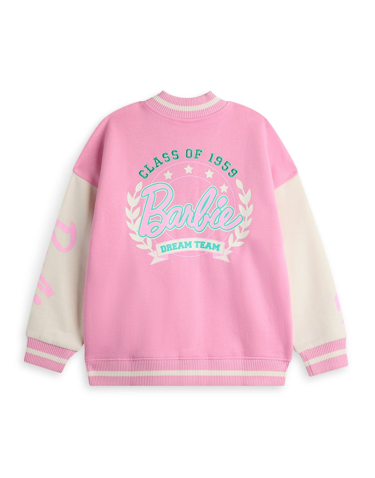 Barbie Varsity Jacket | Girls Pink | Official Merch