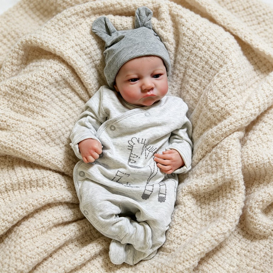 18" Real Life Reborn Dolls Newborn Boy Realistic Baby Twins Handmade Doll Gifts