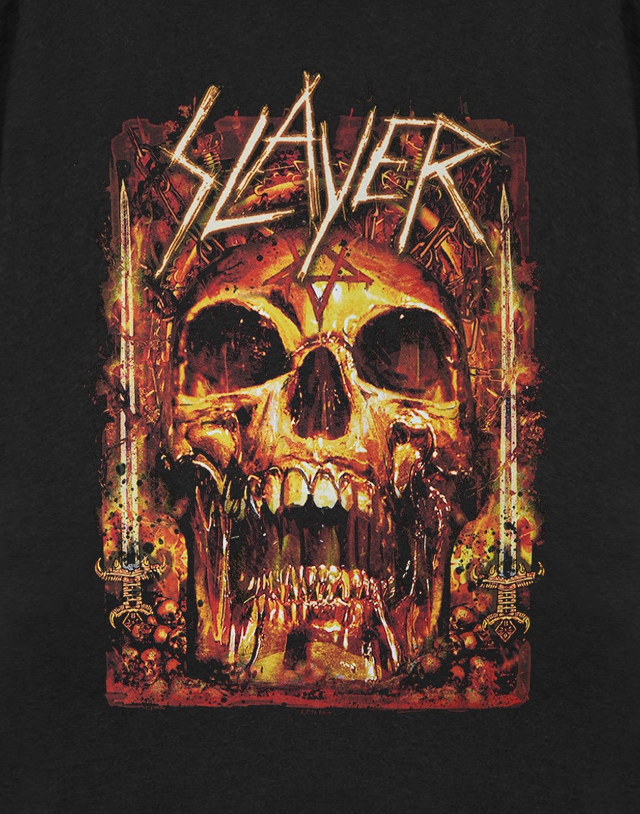 Slayer Short Sleeved T-Shirt | Mens Black | Official Merch