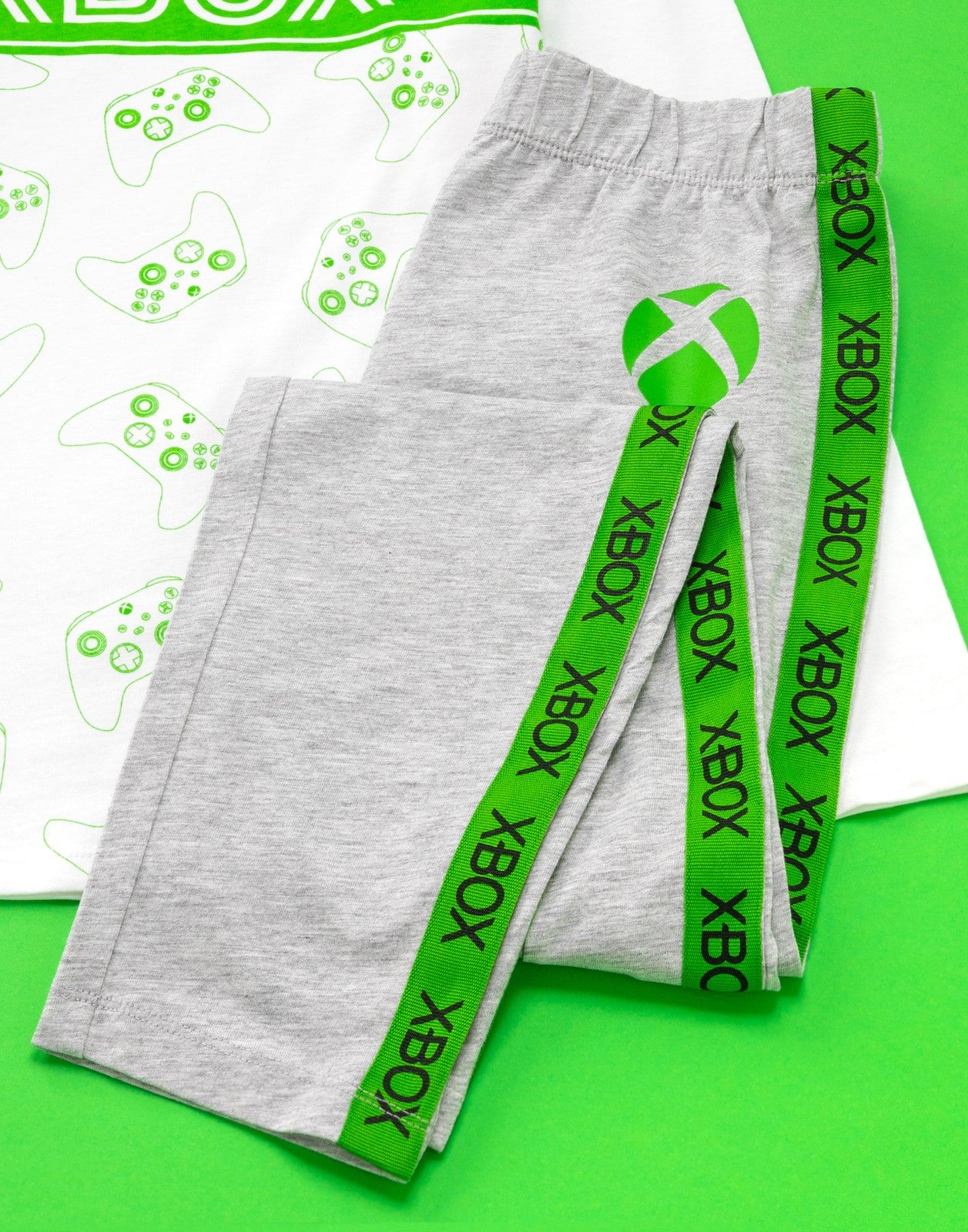 Xbox Long Sleeve Long Leg Pyjama Set | Unisex Kids White | Official Merch
