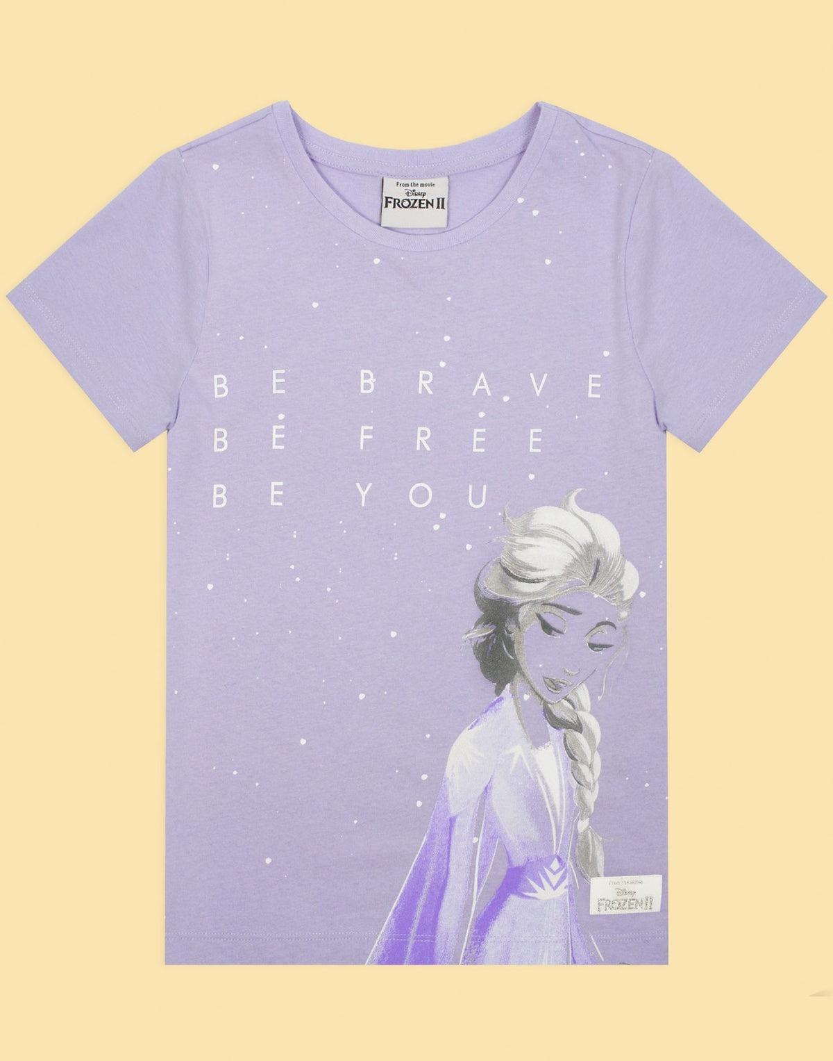Disney Short Sleeved T-Shirt | Girls Purple | Official Merch