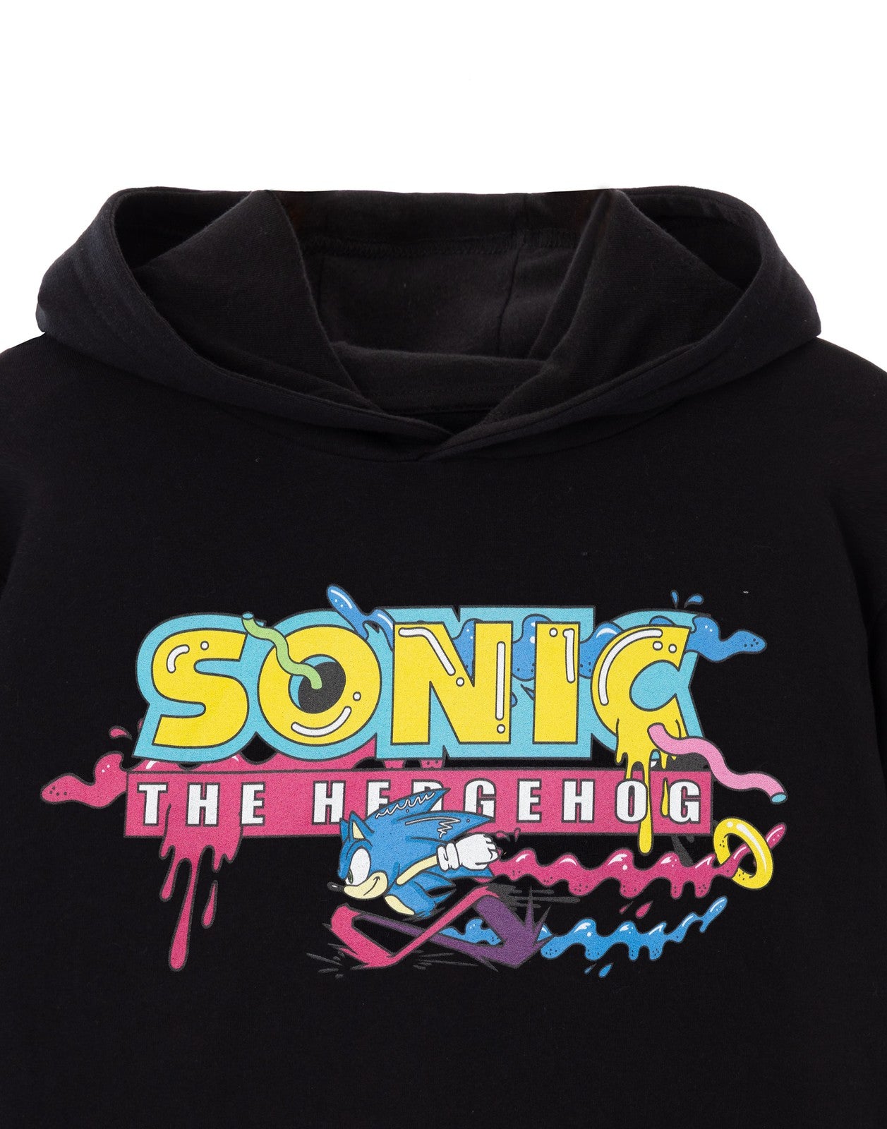 Sonic the Hedgehog Hoodie | Mens Black | Official Merch