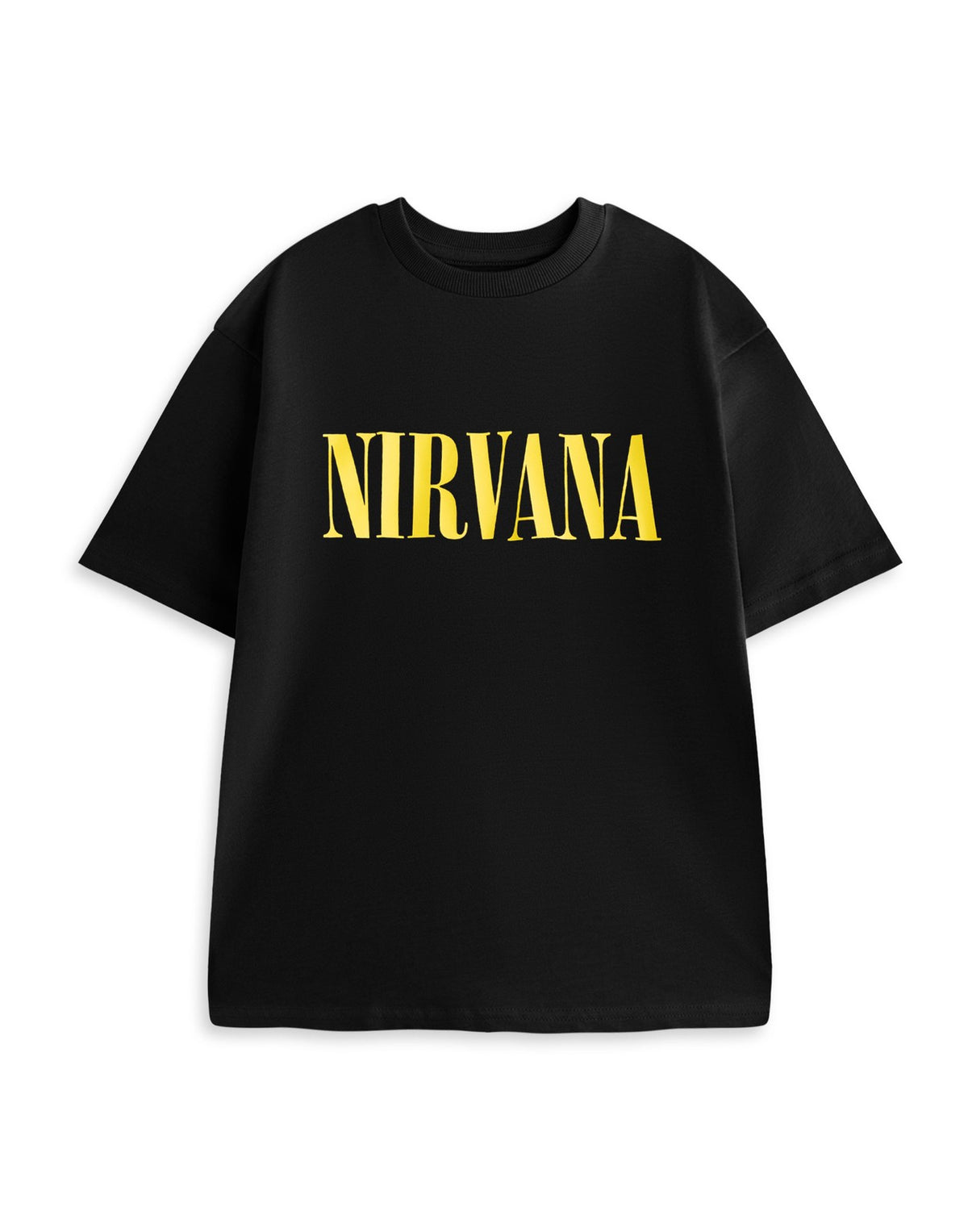 Nirvana Short Sleeve Long Leg Pyjama Set | Mens Black | Official Merch