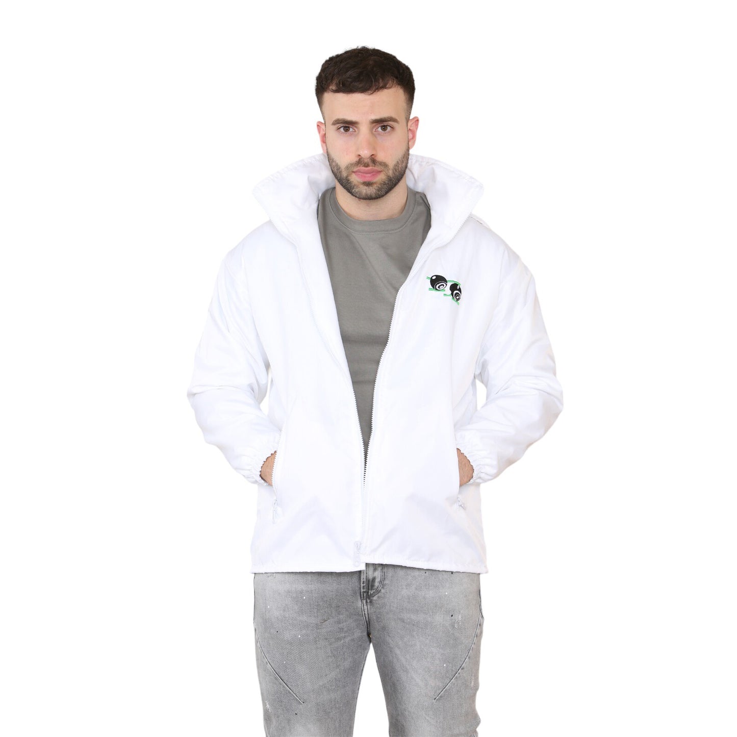 UNISEX BOWLING  JACKET WATERPROOFFULLY FLEECE LINED DETACHABLE HOOD ZIP POCKET