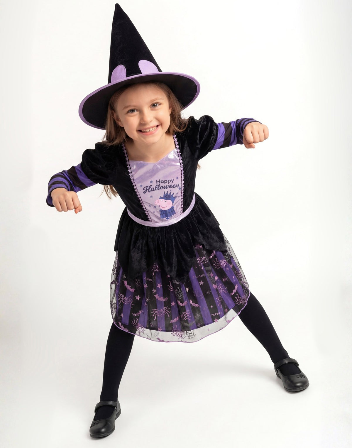 Peppa Pig 2 Piece Costume | Girls Purple | Official Merch