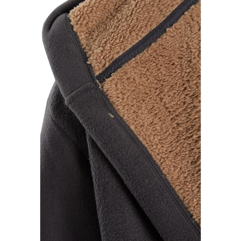 MENS SOFT CORAL POLAR FLEECE DRESSING GOWN BATH ROBE NIGHT LOUNGE WEAR BATHROBE