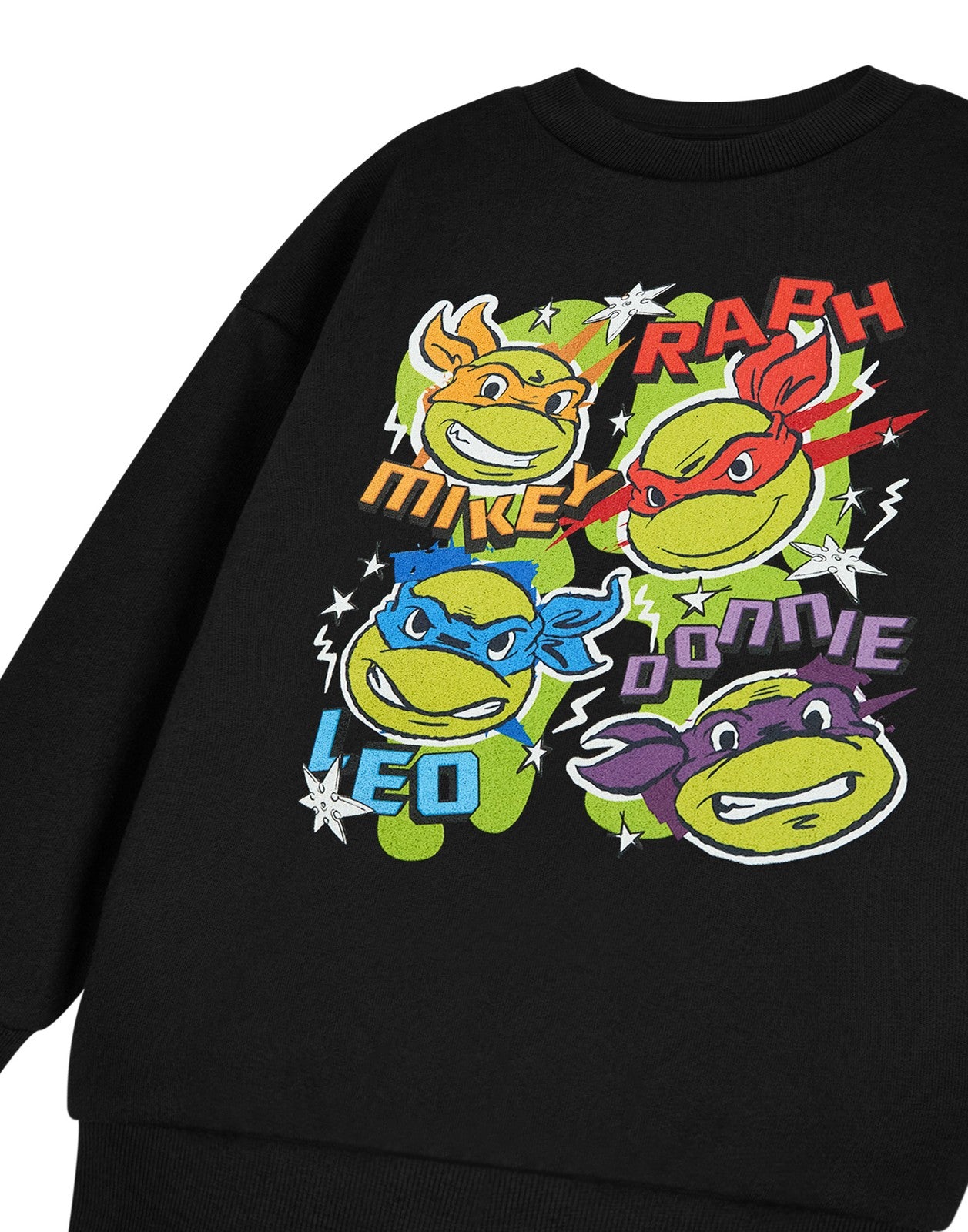 Teenage Mutant Ninja Turtles Sweatshirt | Boys Black | Official Merch