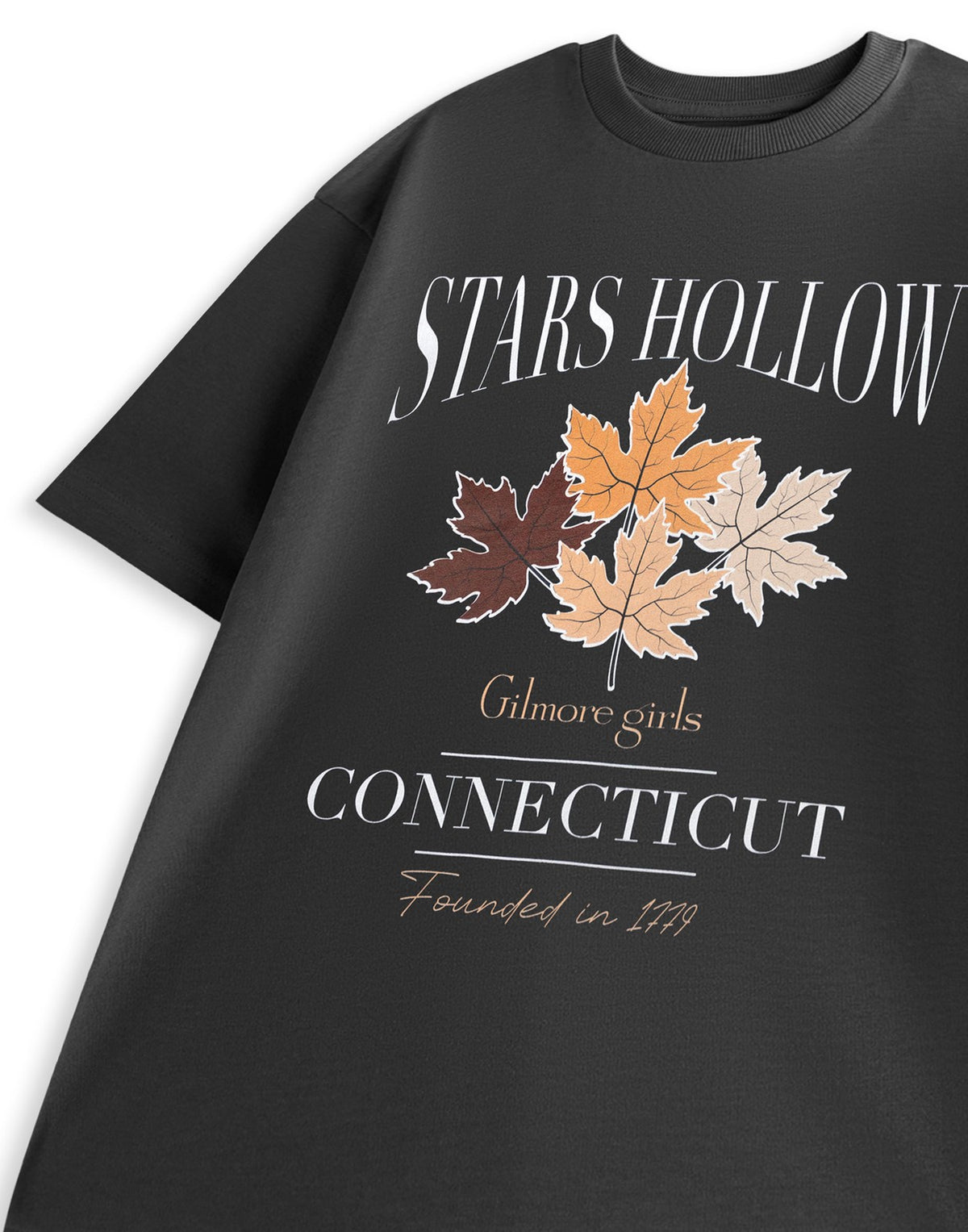 Gilmore Girls Short Sleeved T-Shirt | Womens Charcoal | Official Merch