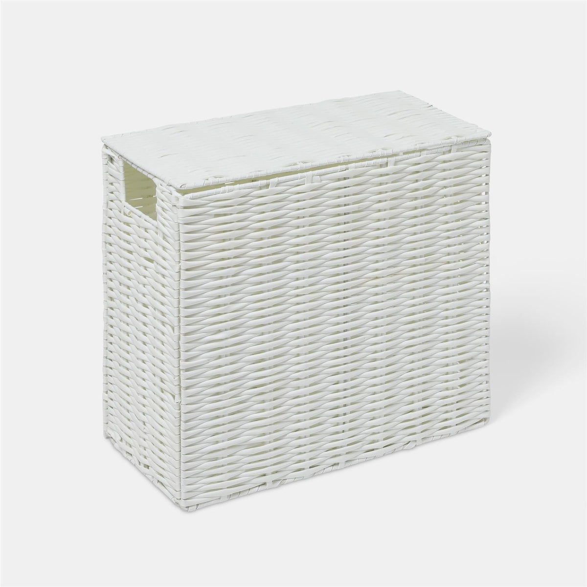 OHS Collapsible Laundry Basket Woven Folding Hamper Bathroom Corner Storage