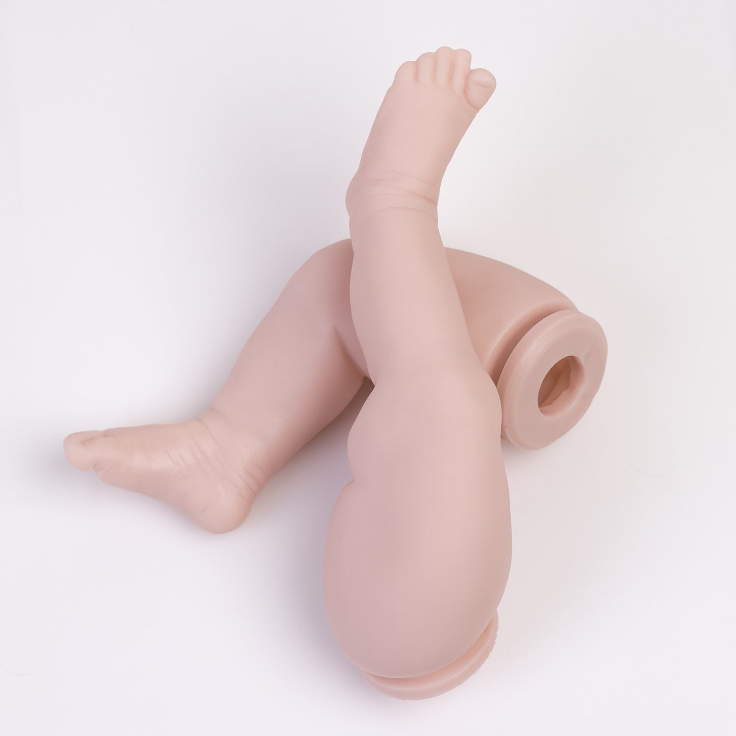 Unpainted Lifelike Reborn Baby Dolls Kits DIY Vinyl Silicone Baby Doll Kit Parts