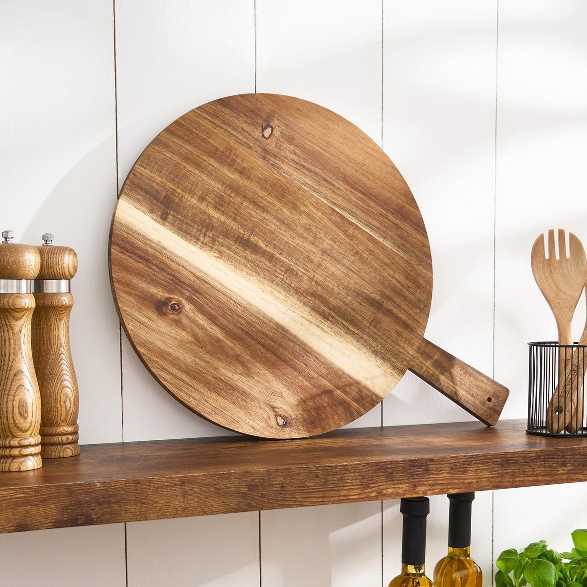OHS Acacia Cutting Board Wood Chopping Serving Platter Decorative Cheeseboard