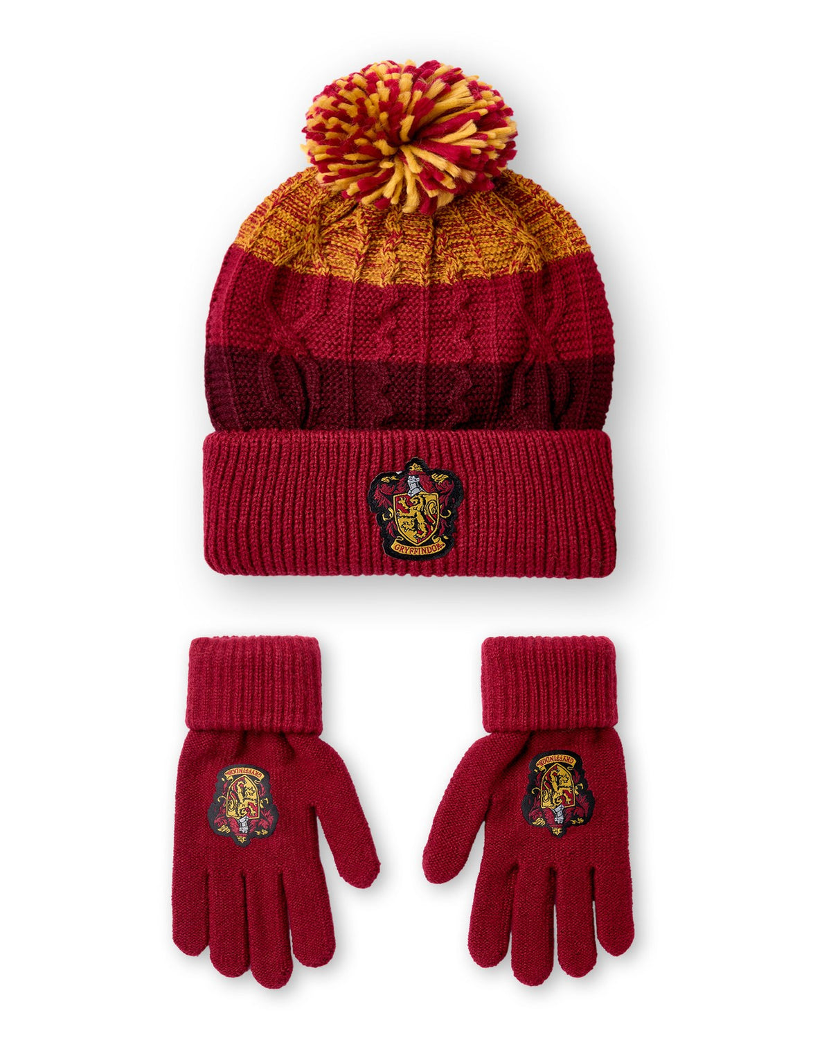 Harry Potter Beanie and Gloves Set | Unisex Multicoloured | Official Merch
